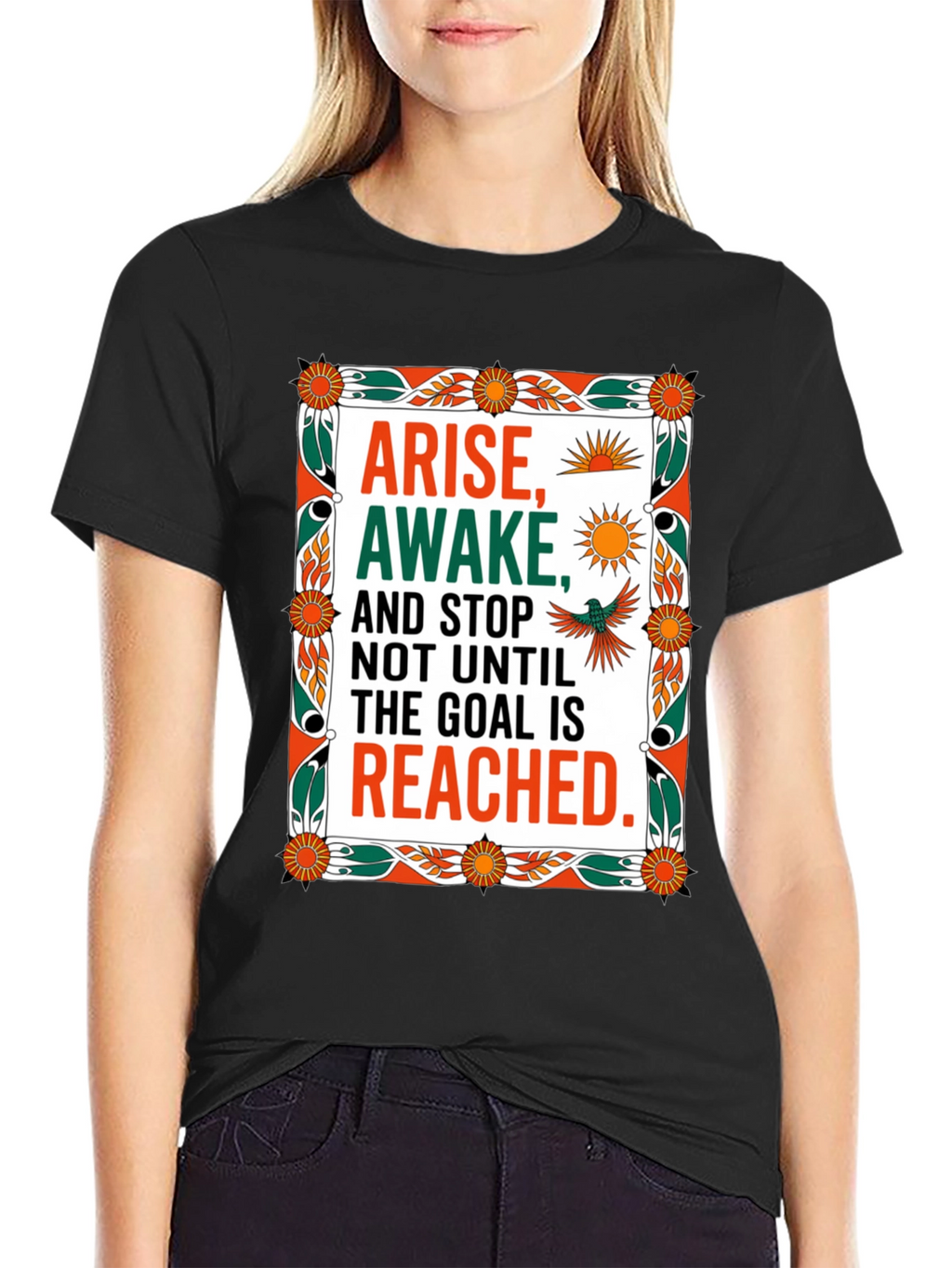 Arise Awake Graphic Tee - Motivational T-Shirt