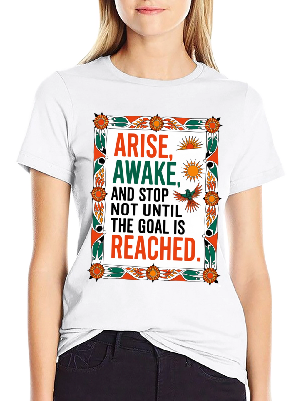 Arise Awake Graphic Tee - Motivational T-Shirt