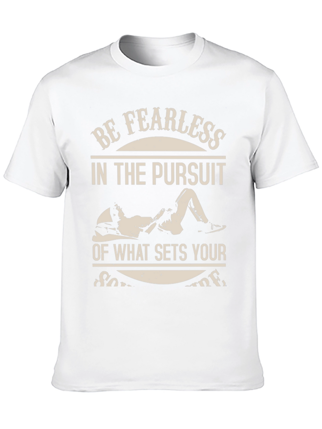 Fearless Pursuit Graphic T-Shirt - Black