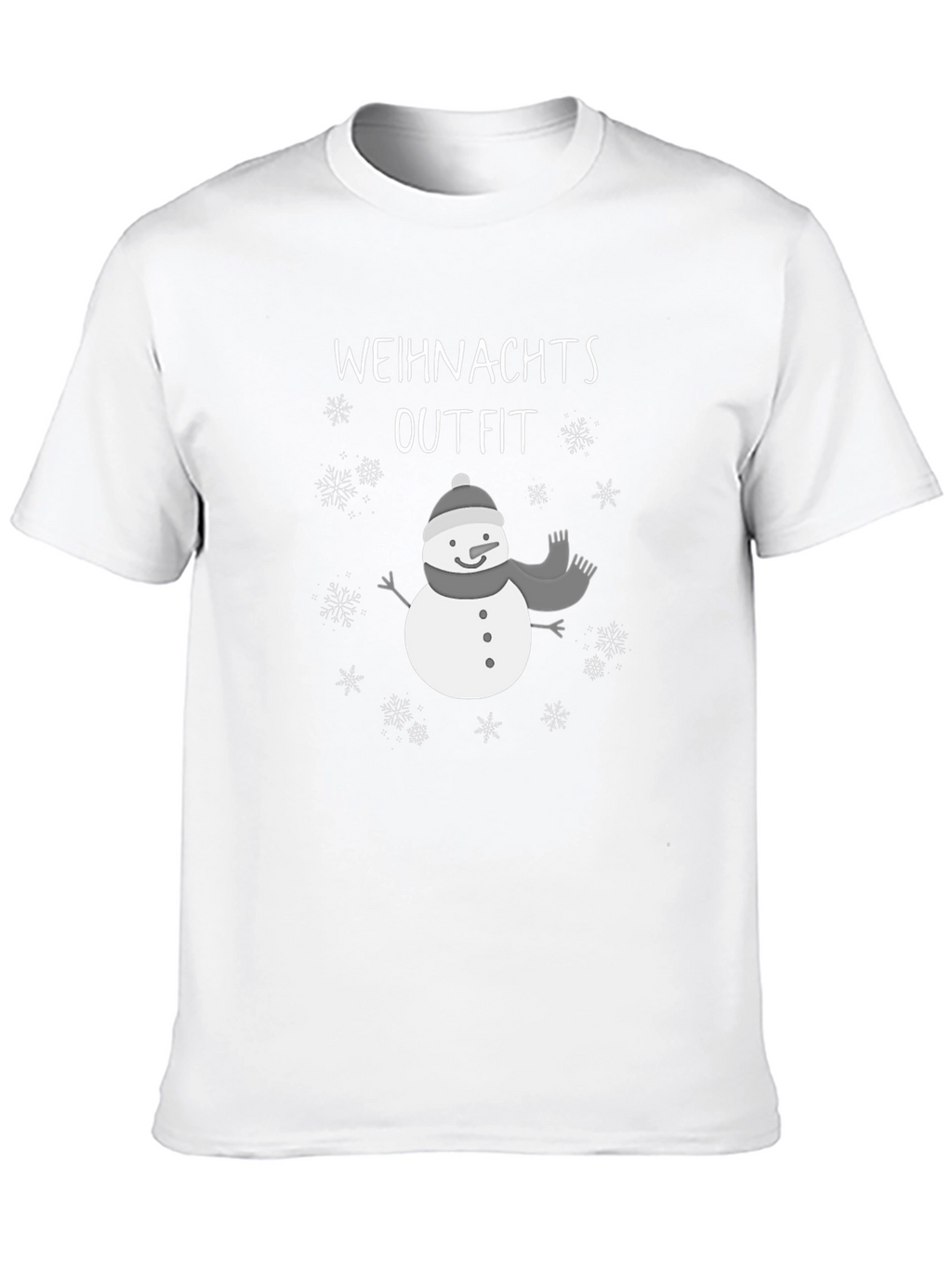 Festive Christmas Outfit Snowman T-Shirt