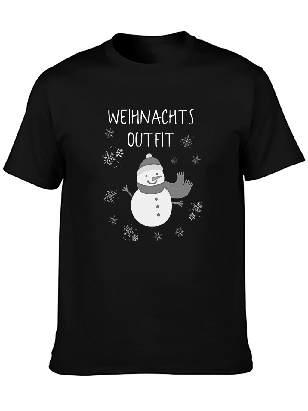 Festive Christmas Outfit Snowman T-Shirt