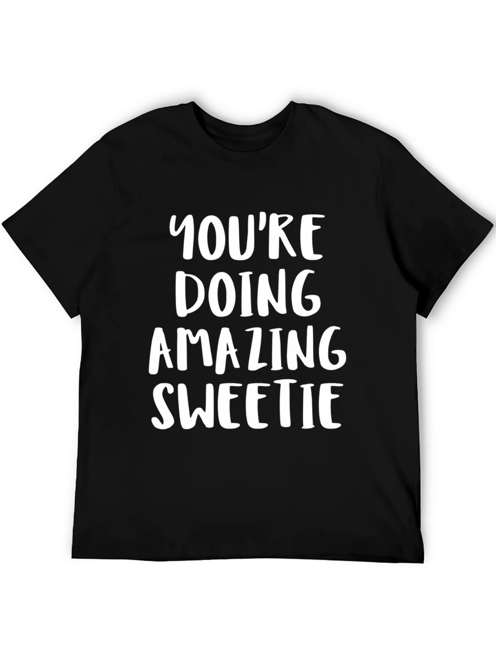 Amazing Sweetie Black Graphic Tee