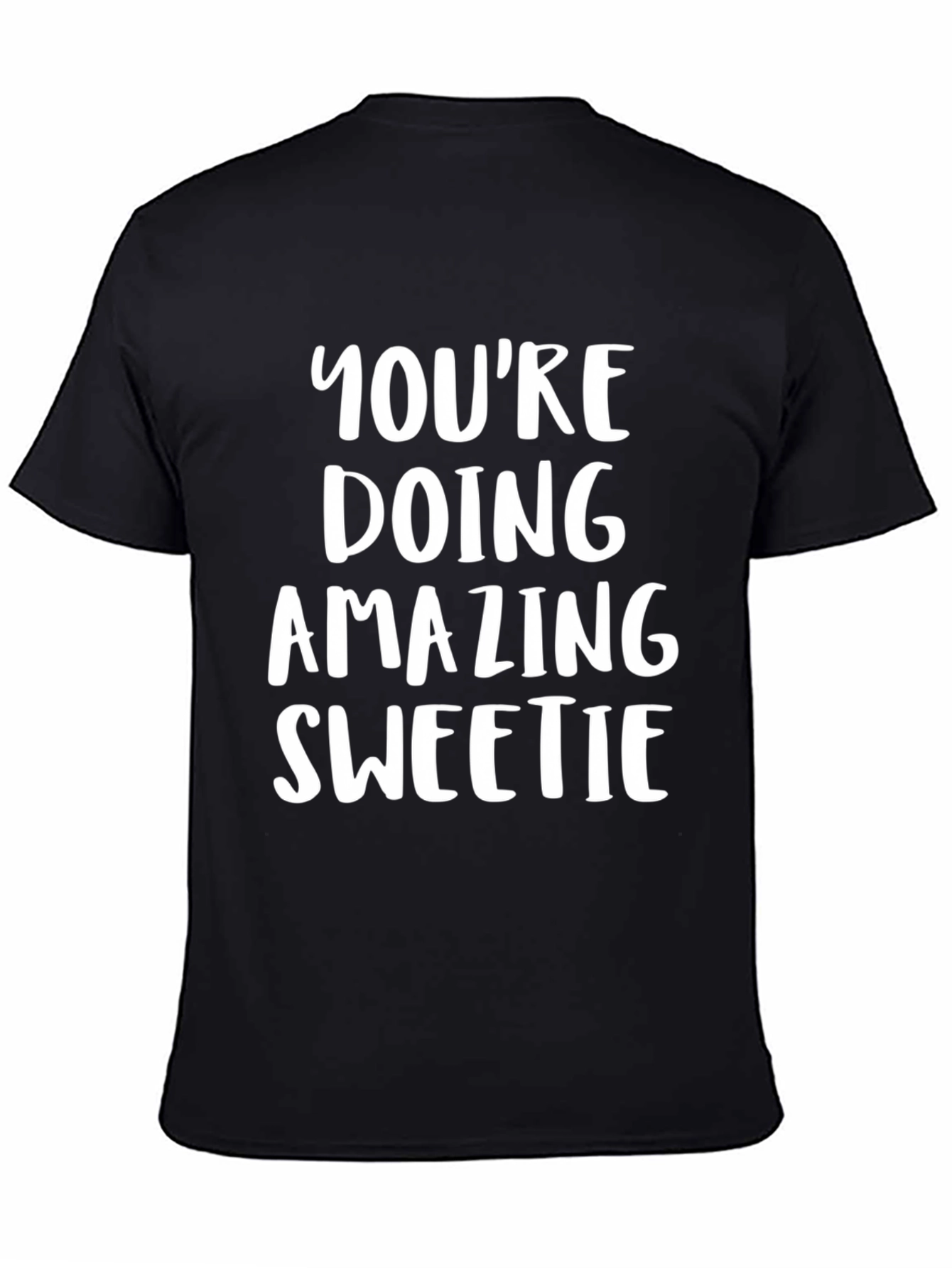 Amazing Sweetie Black Graphic Tee