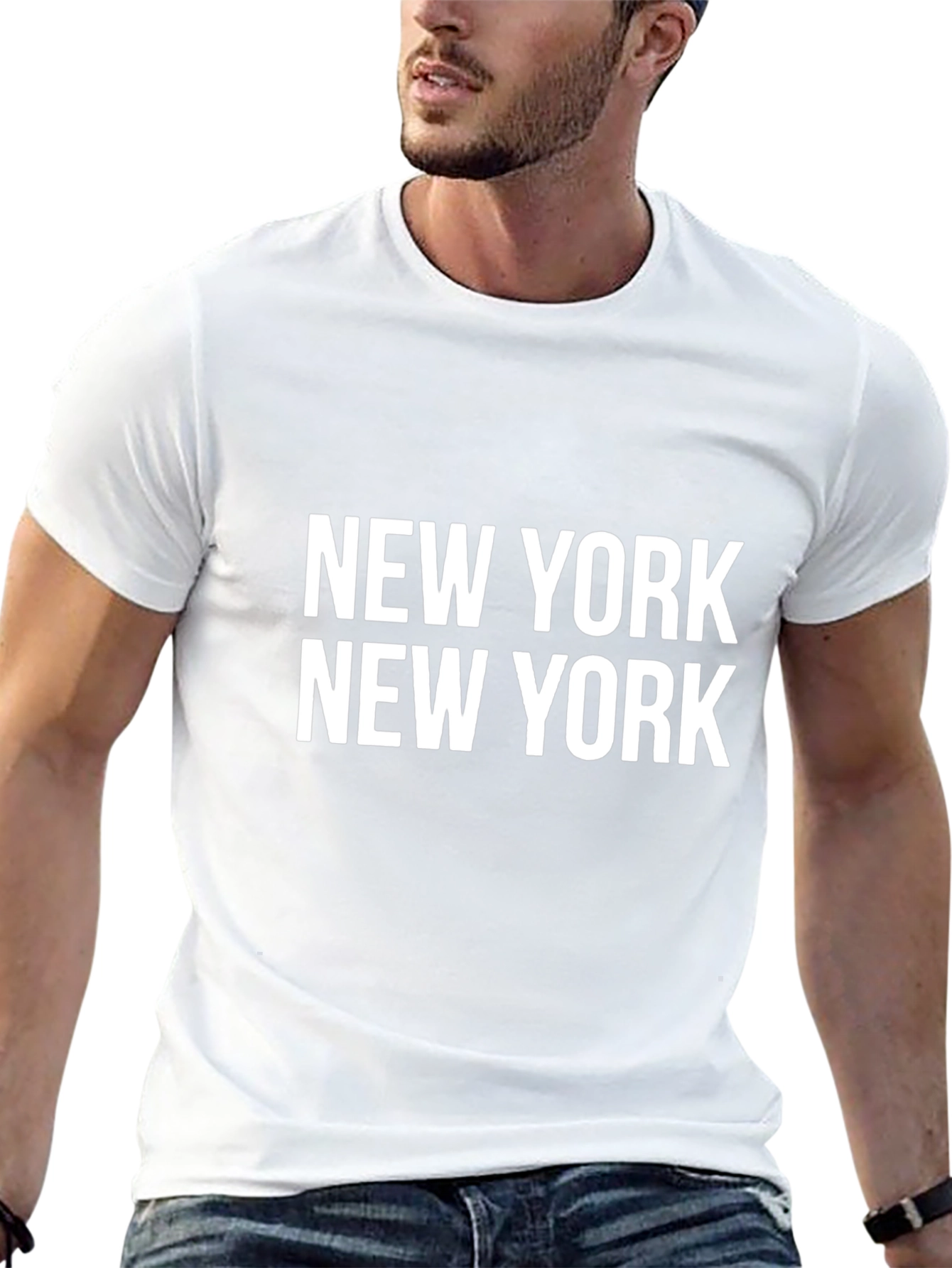 New York New York Black Graphic T-Shirt