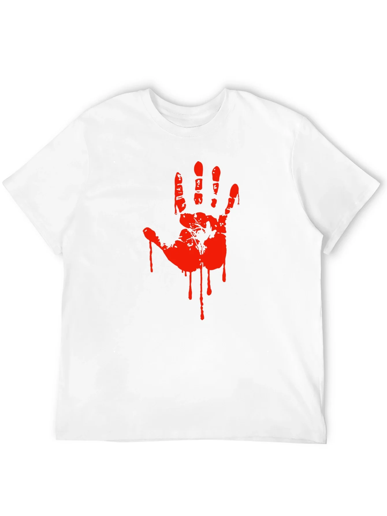Bloody Handprint Graphic T-Shirt
