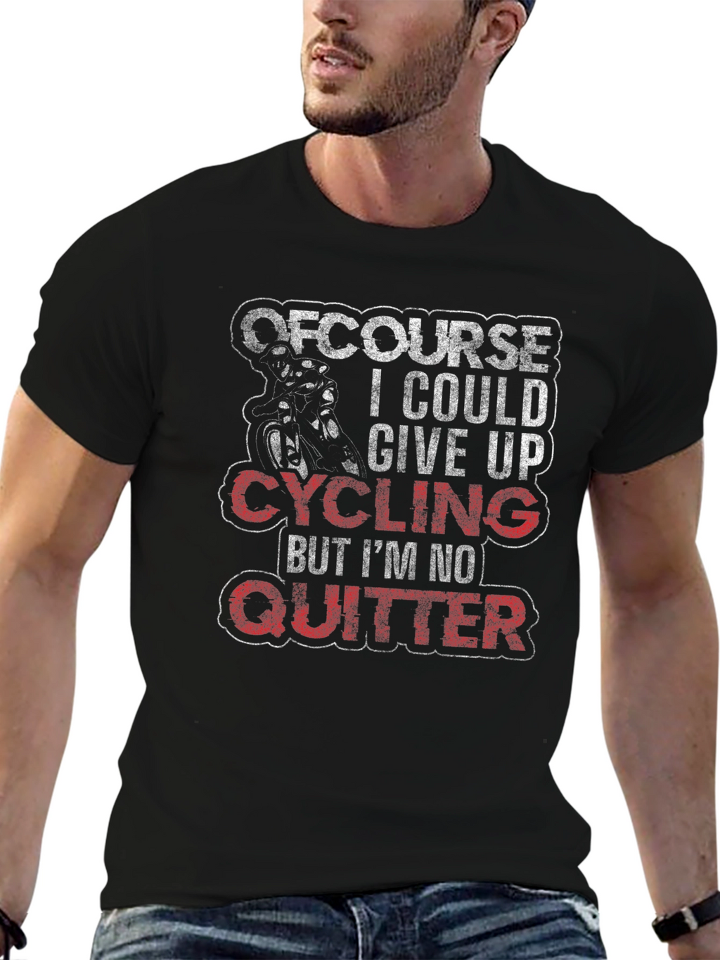 Cycling T-Shirt - Of Course I Could Give Up