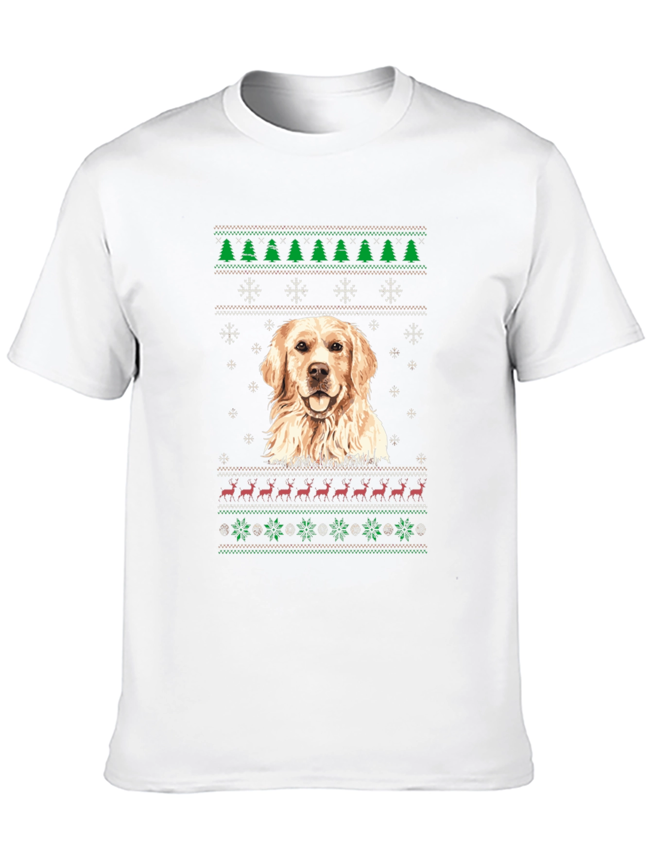 Golden Retriever Christmas Sweater T-Shirt
