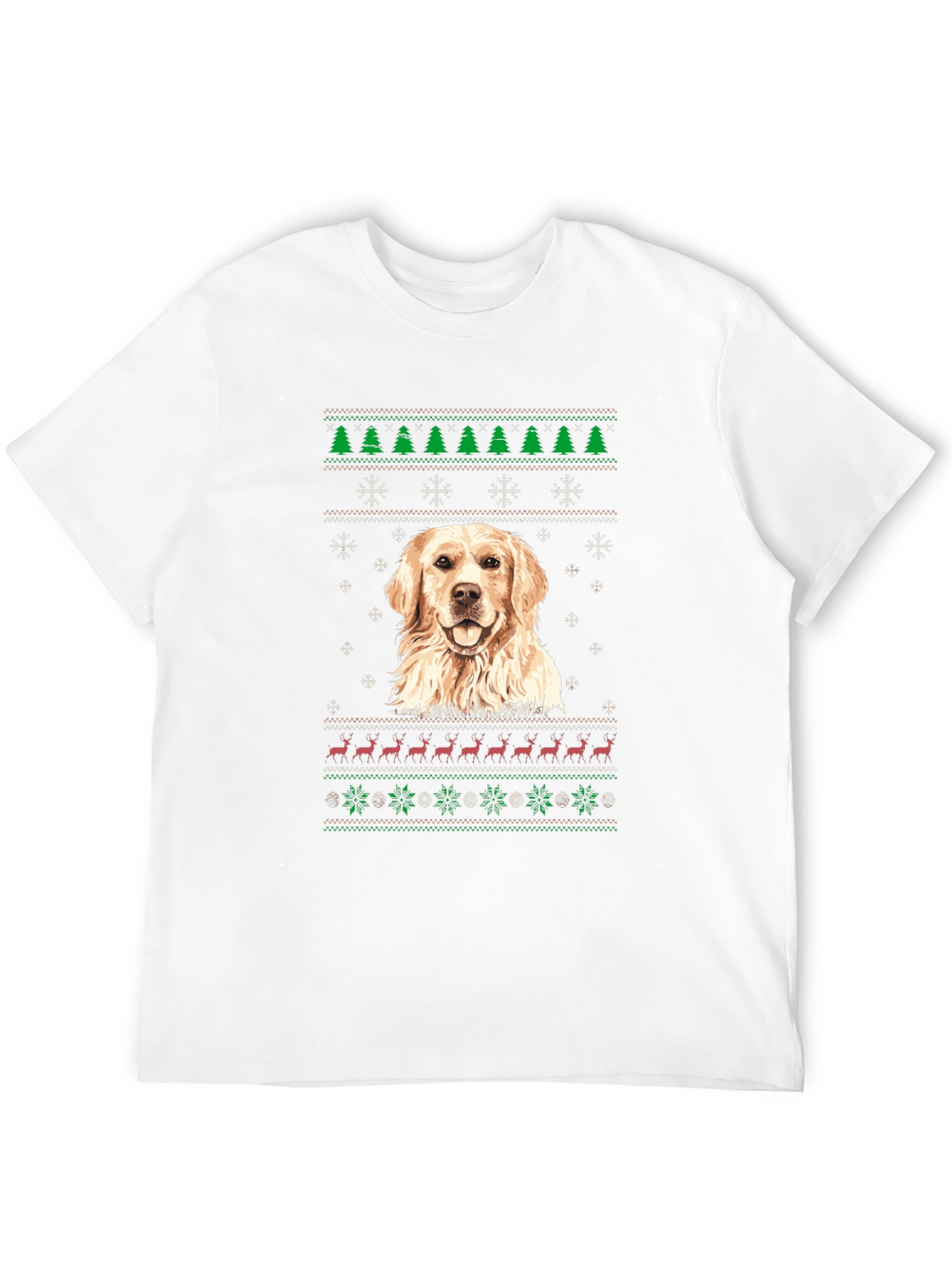 Golden Retriever Christmas Sweater T-Shirt