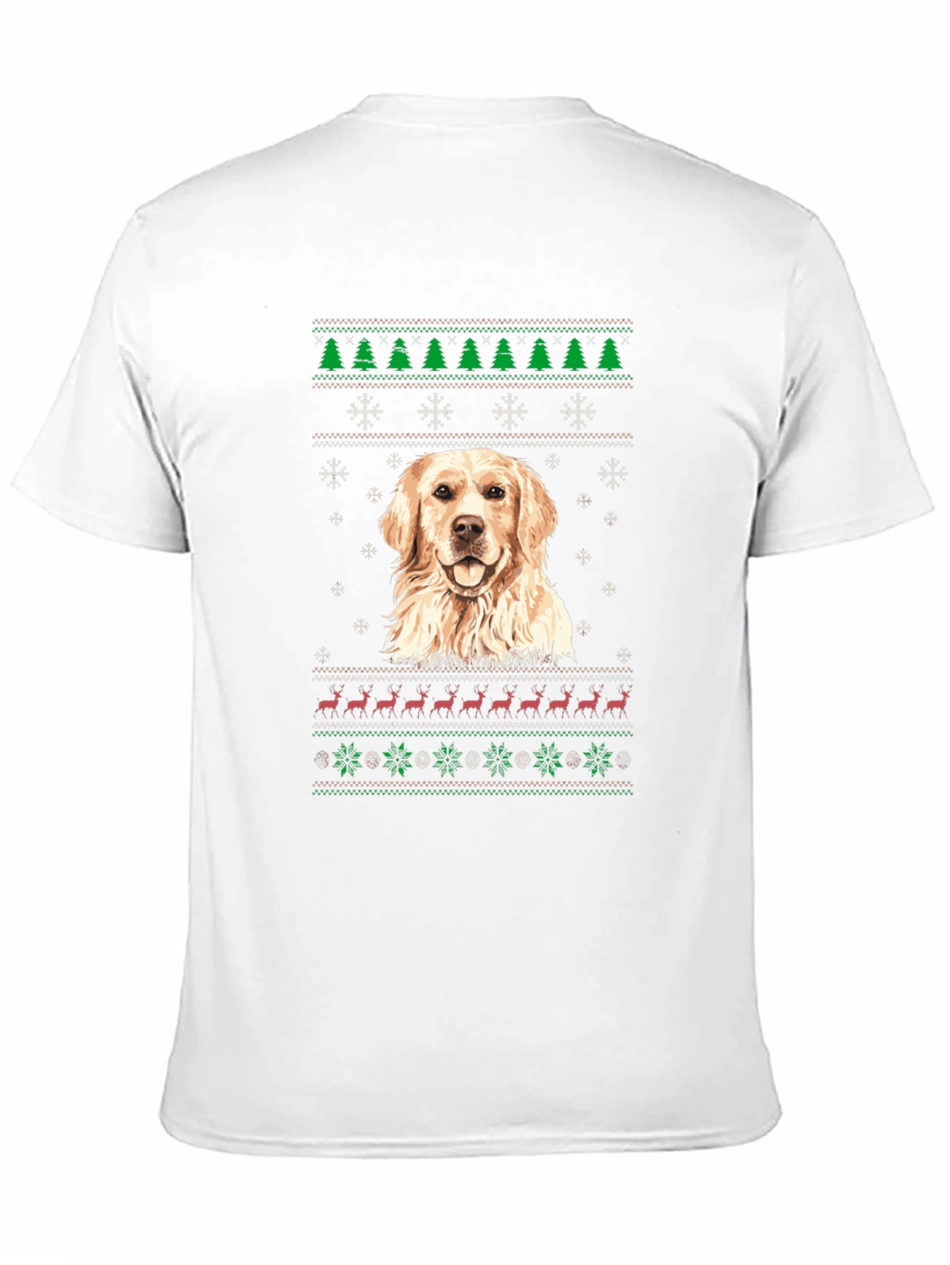 Golden Retriever Christmas Sweater T-Shirt
