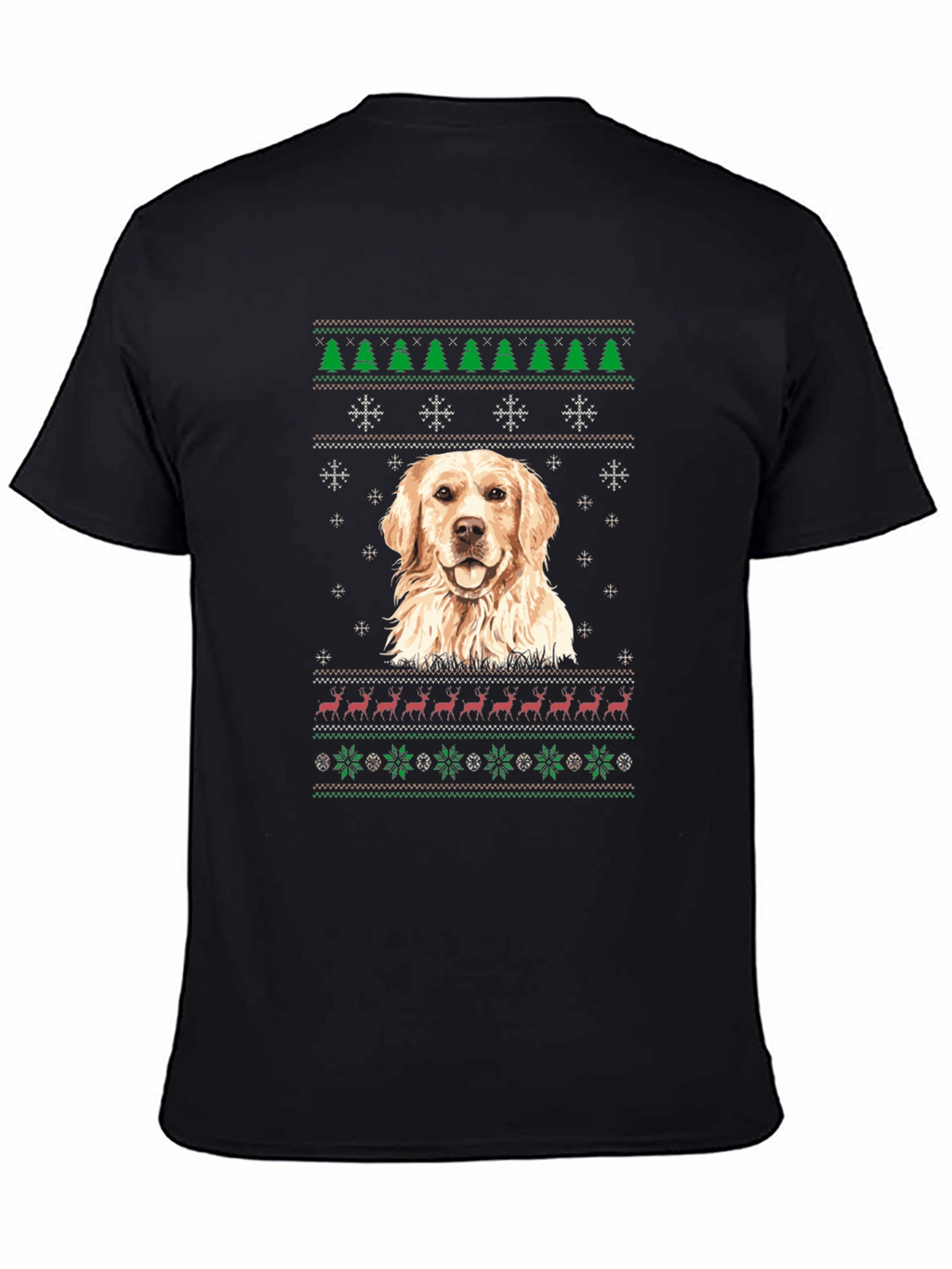 Golden Retriever Christmas Sweater T-Shirt