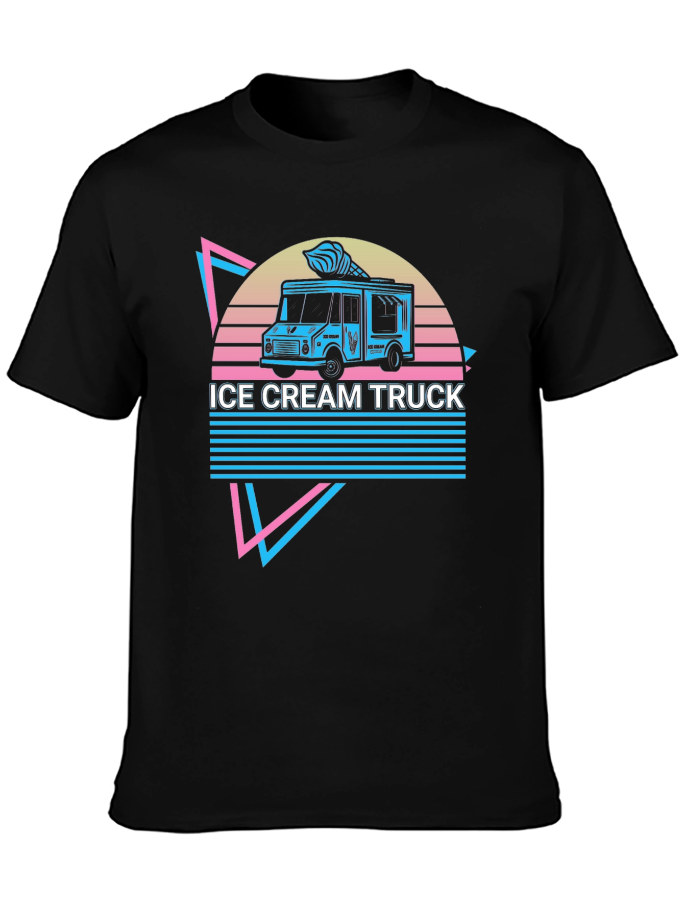 Retro Ice Cream Truck Graphic Tee