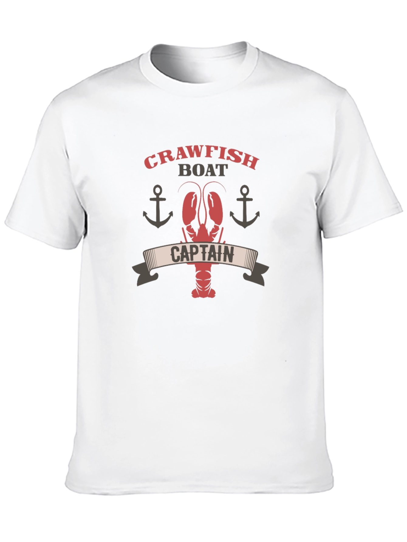 Crawfish Boat Captain Graphic T-Shirt