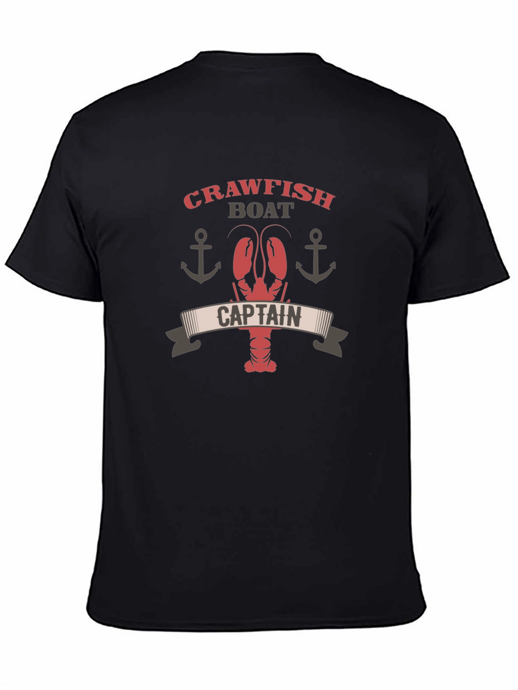 Crawfish Boat Captain Graphic T-Shirt