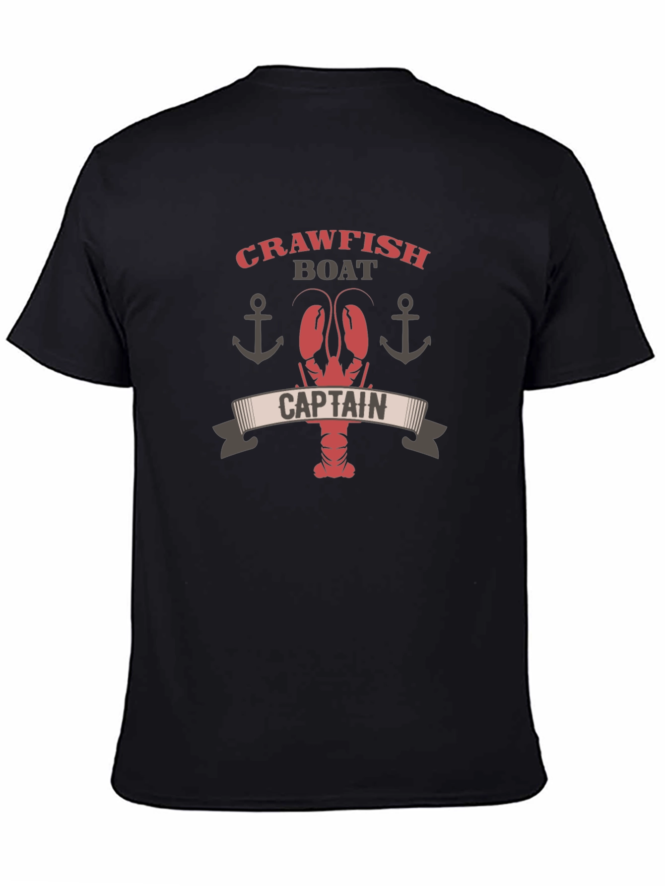 Crawfish Boat Captain Graphic T-Shirt