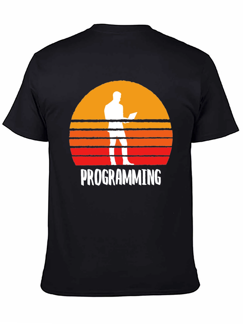 Programming Sunset Graphic T-Shirt - Coder Gift