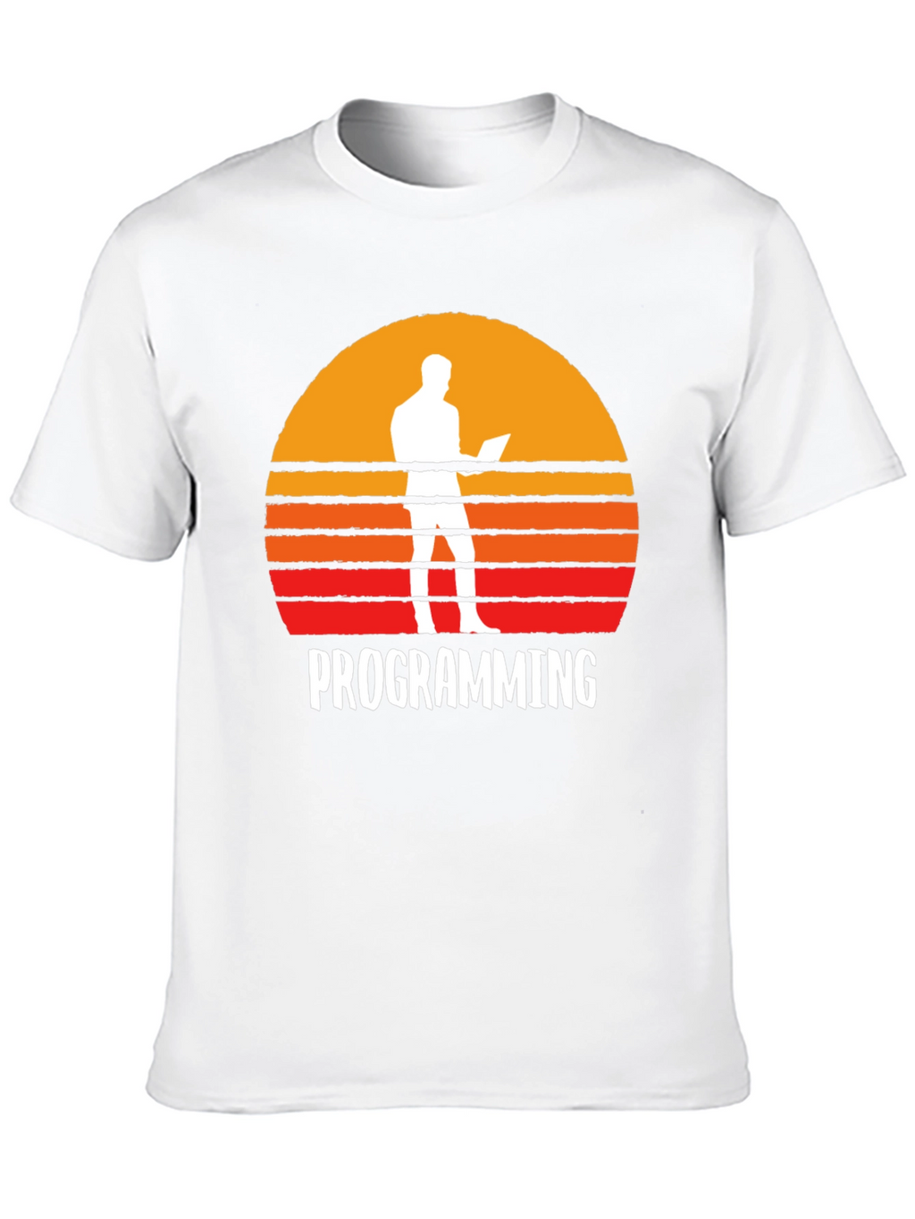 Programming Sunset Graphic T-Shirt - Coder Gift