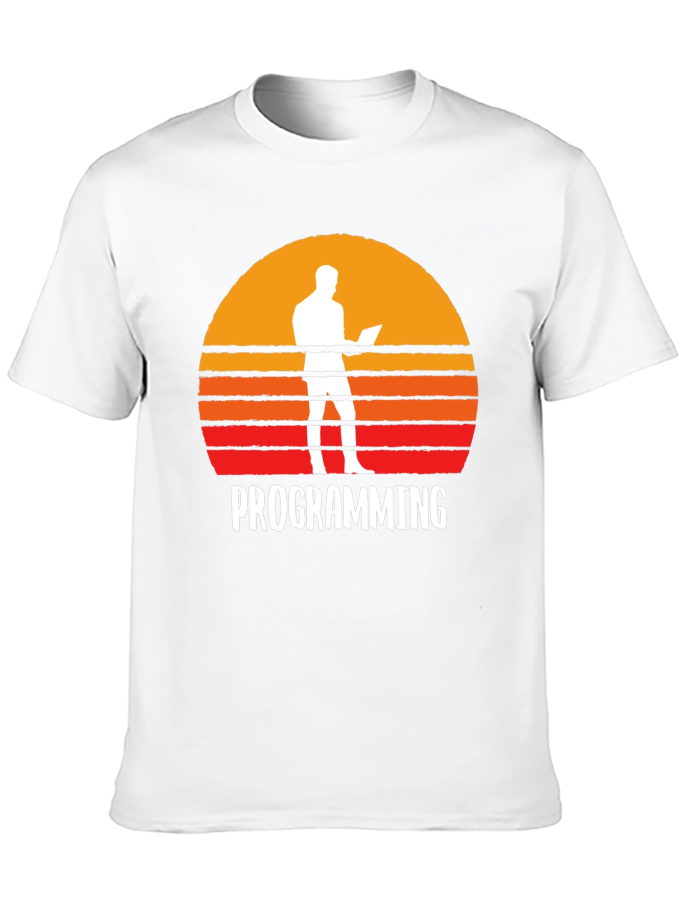 Programming Sunset Graphic T-Shirt - Coder Gift