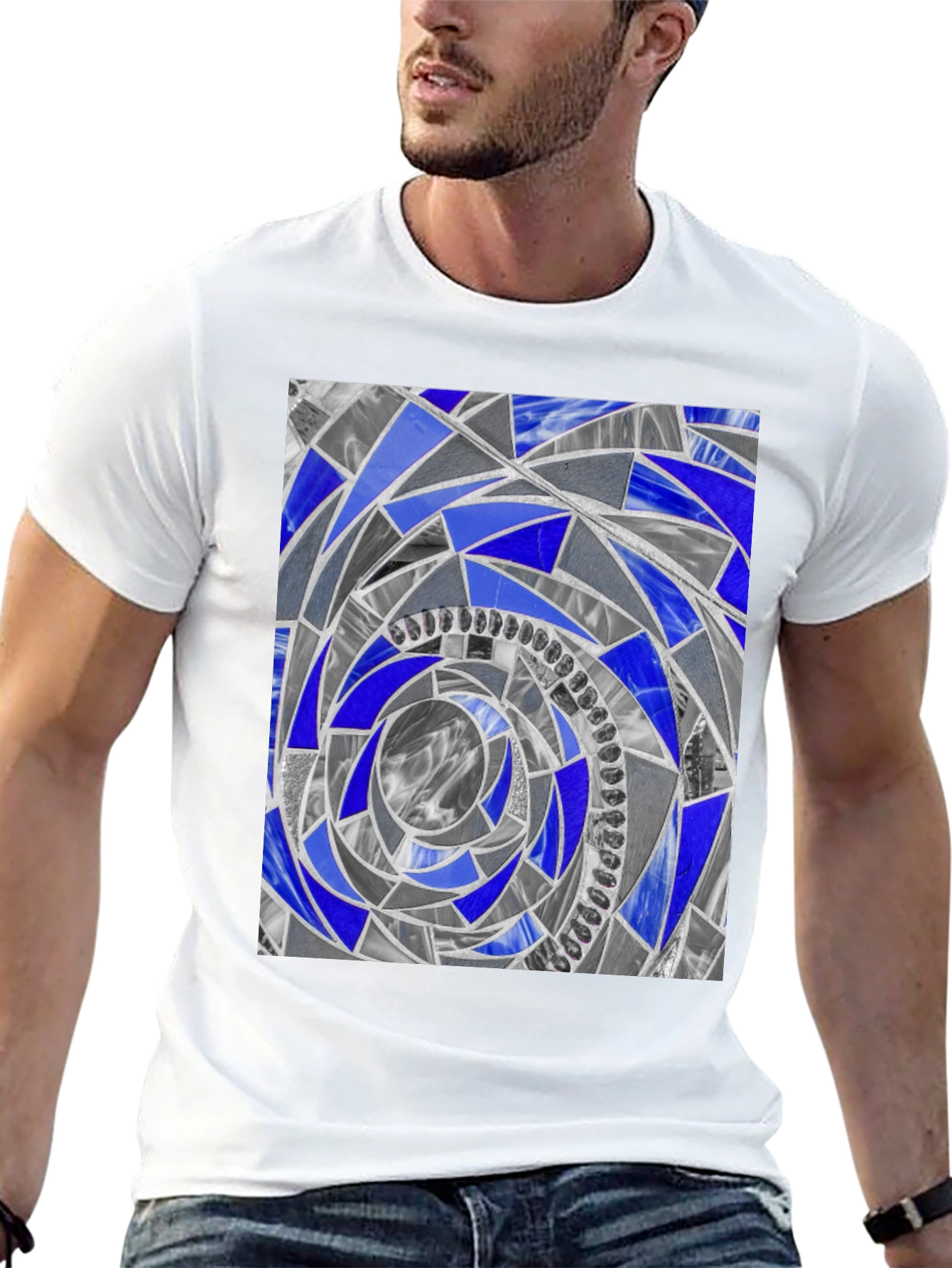 Geometric Mosaic T-Shirt