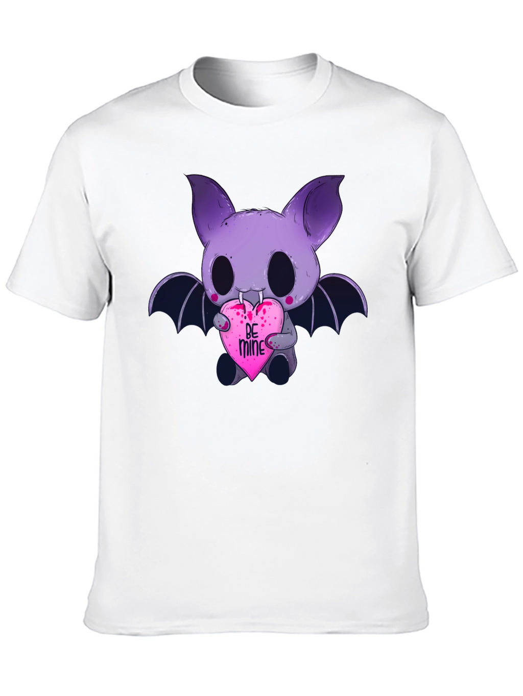 Cute Bat Be Mine Graphic T-Shirt