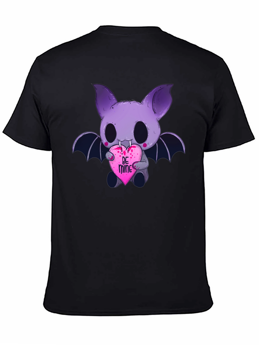 Cute Bat Be Mine Graphic T-Shirt
