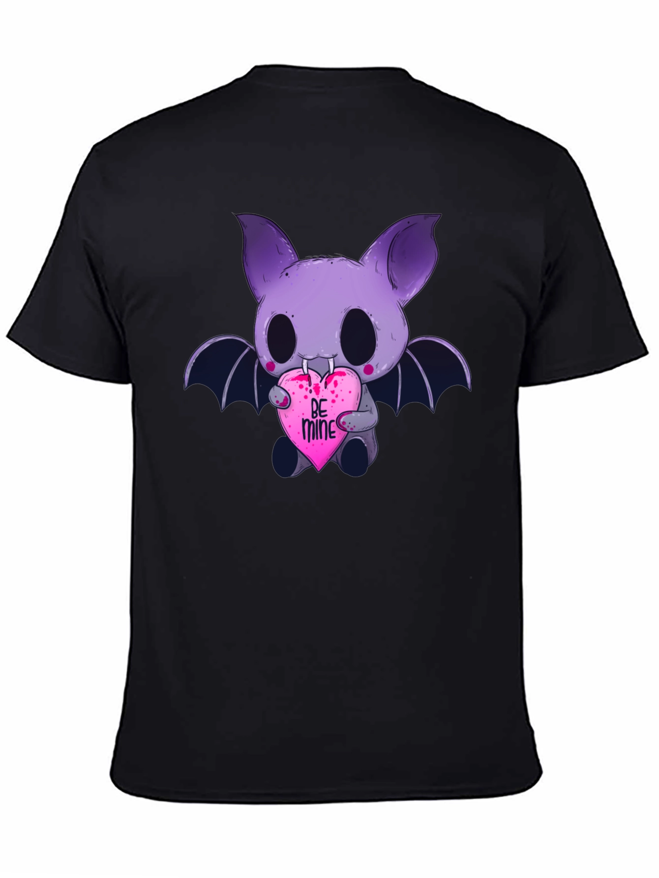 Cute Bat Be Mine Graphic T-Shirt