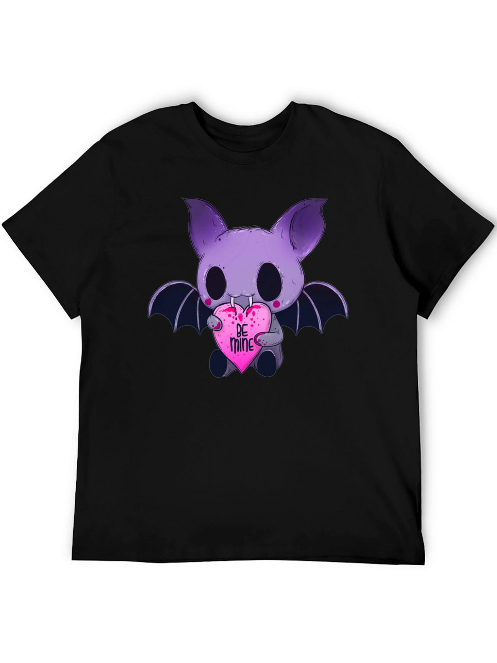 Cute Bat Be Mine Graphic T-Shirt