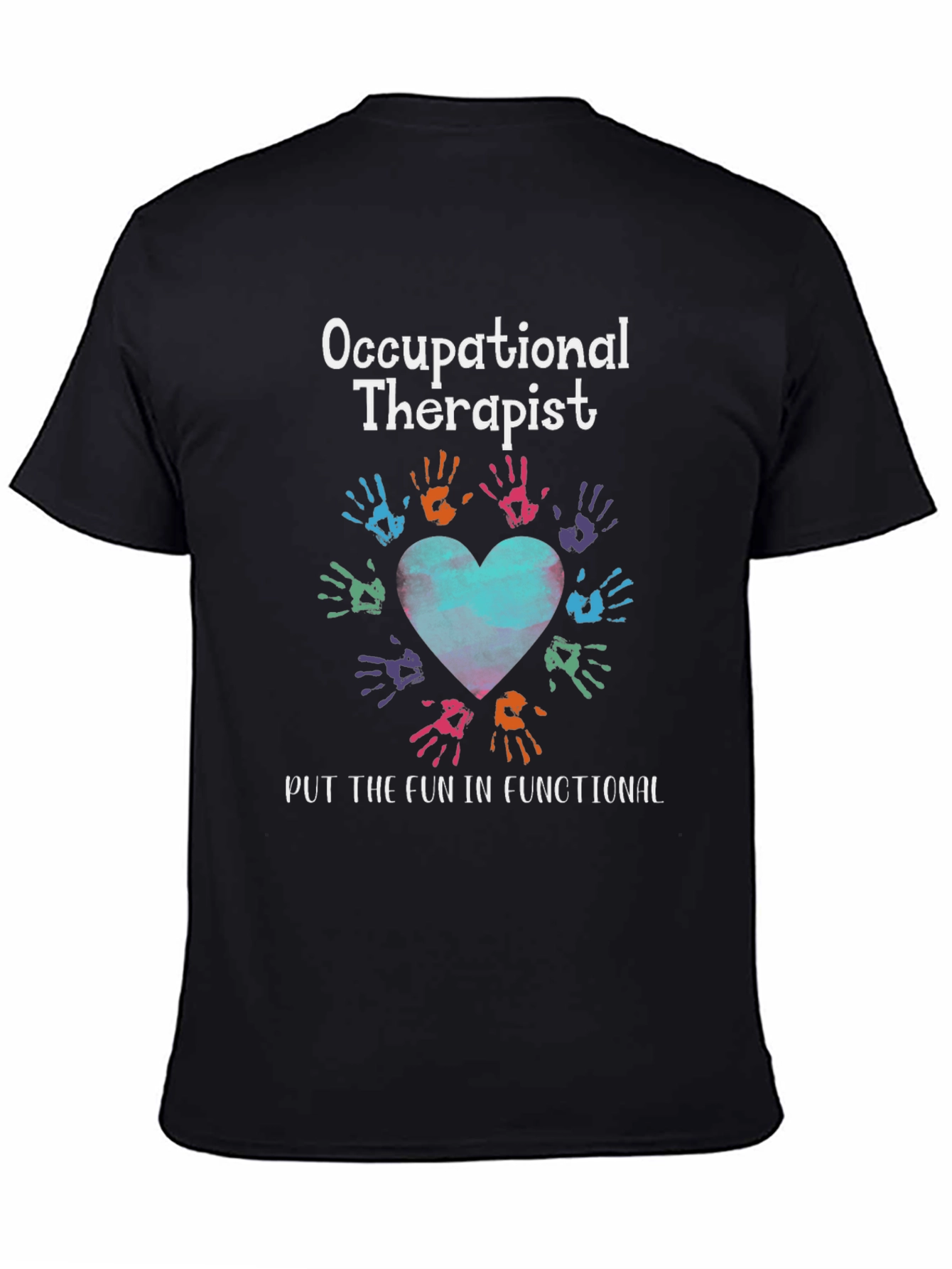 Occupational Therapist T-Shirt - Hand Heart Design