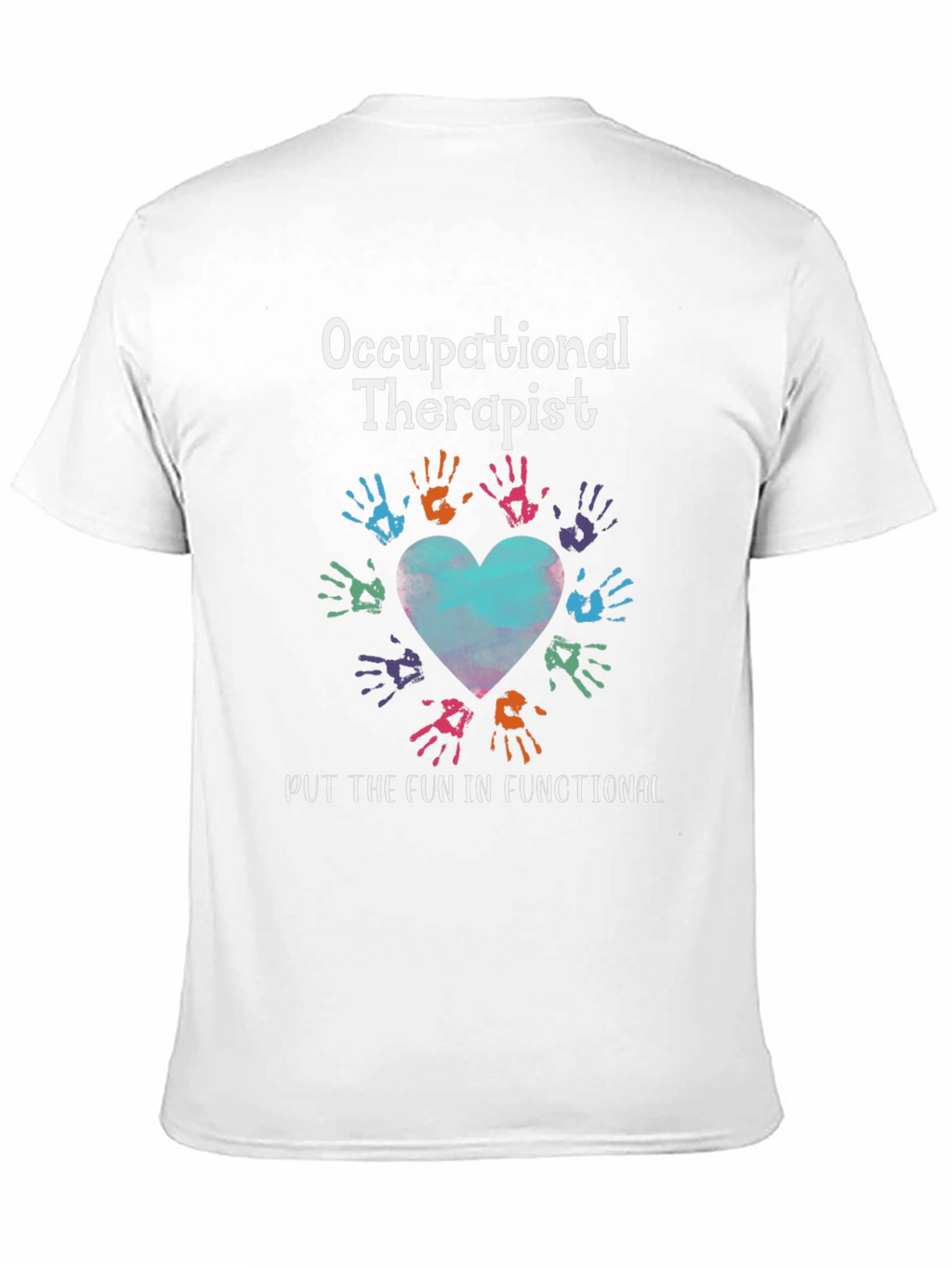 Occupational Therapist T-Shirt - Hand Heart Design