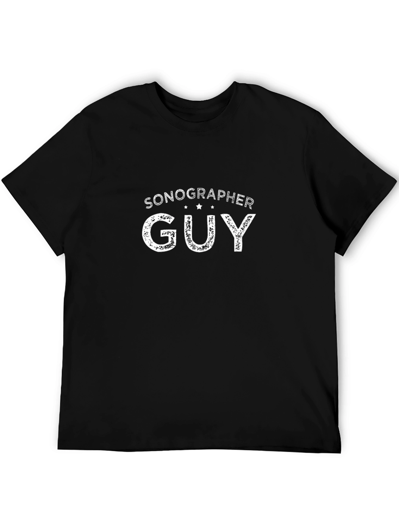 Sonographer Guy Black T-Shirt