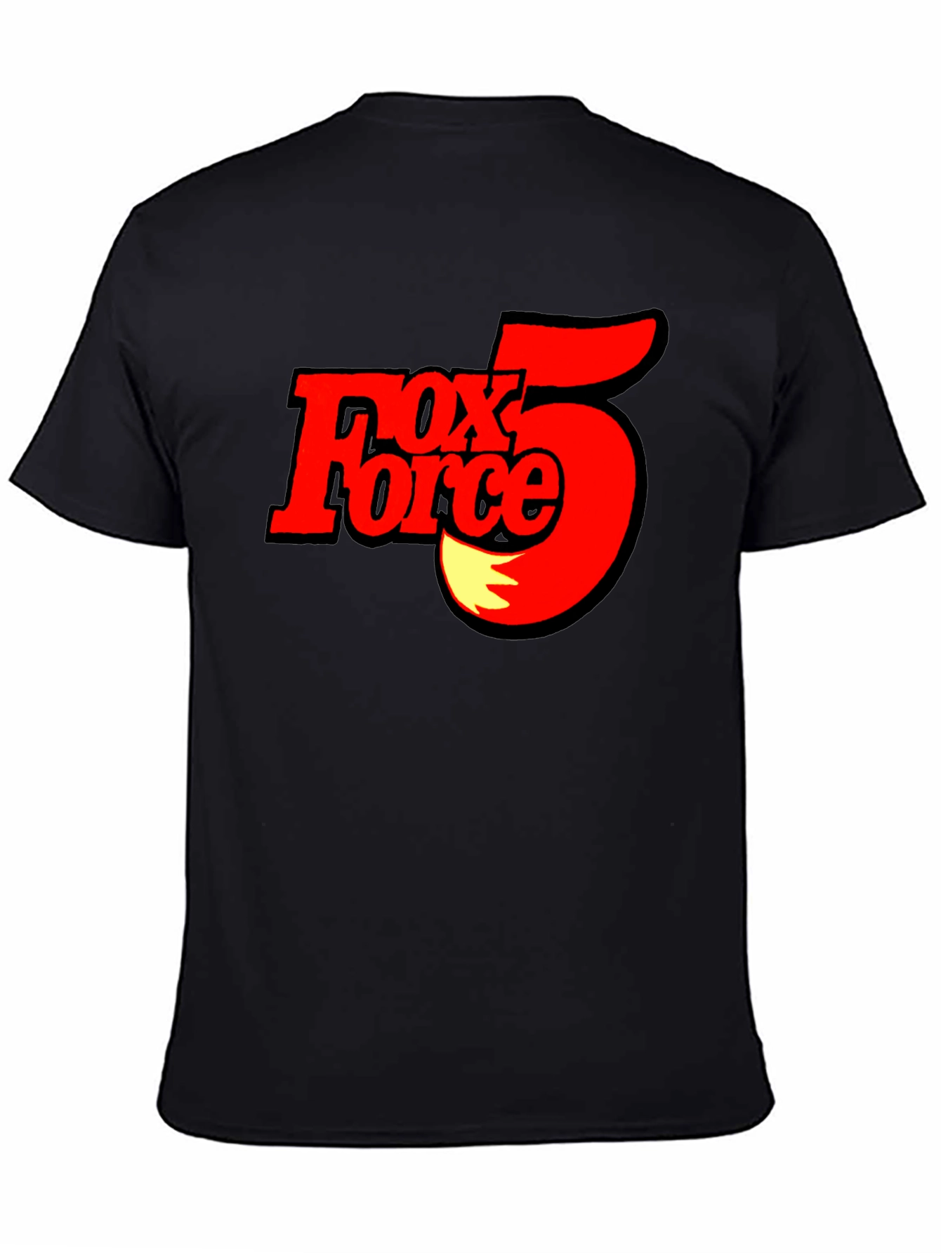 Fox Force 5 T-Shirt - Black Cotton Tee