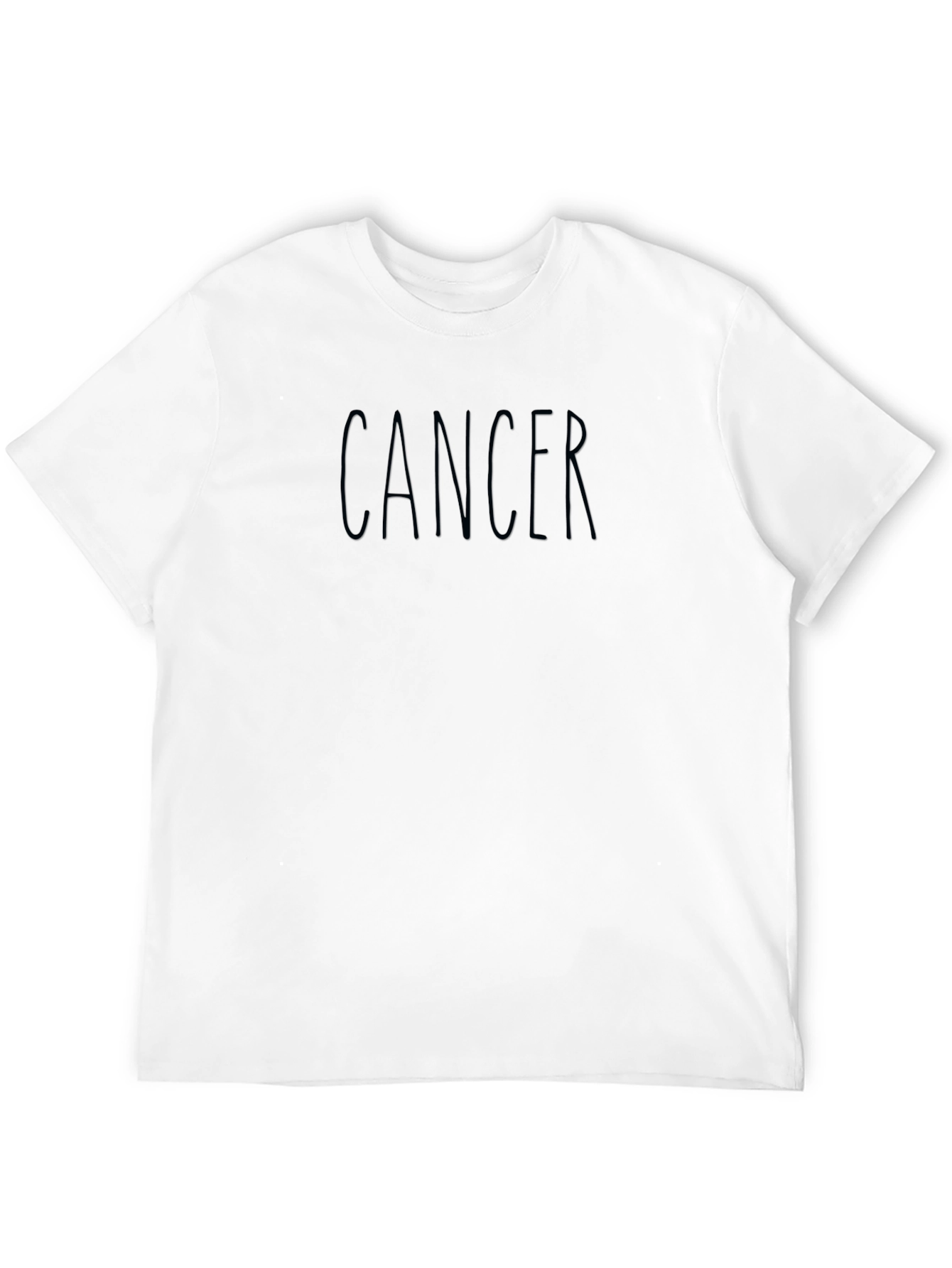 Cancer Zodiac Black Graphic T-Shirt