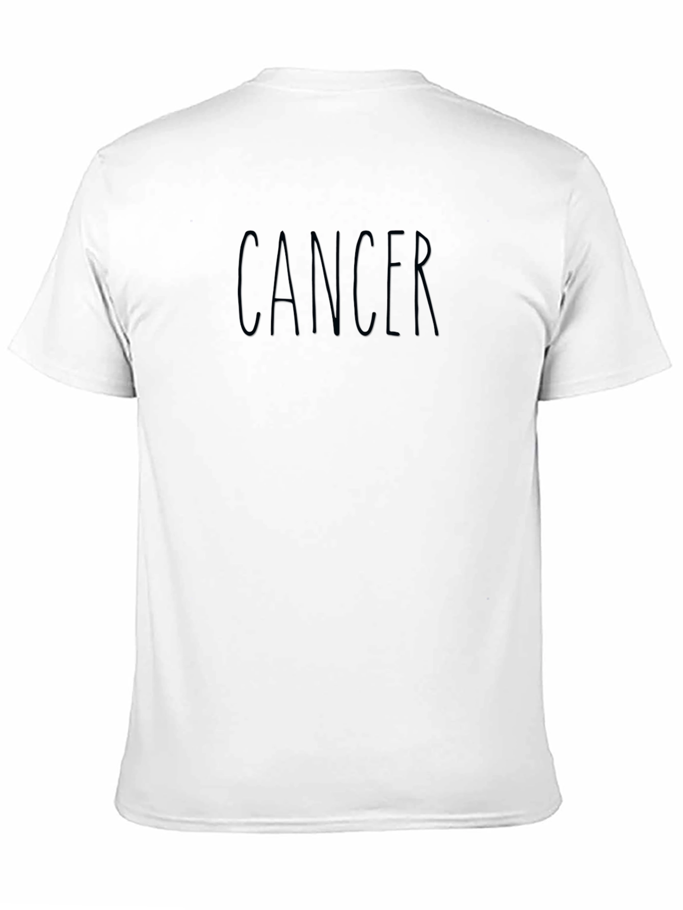 Cancer Zodiac Black Graphic T-Shirt