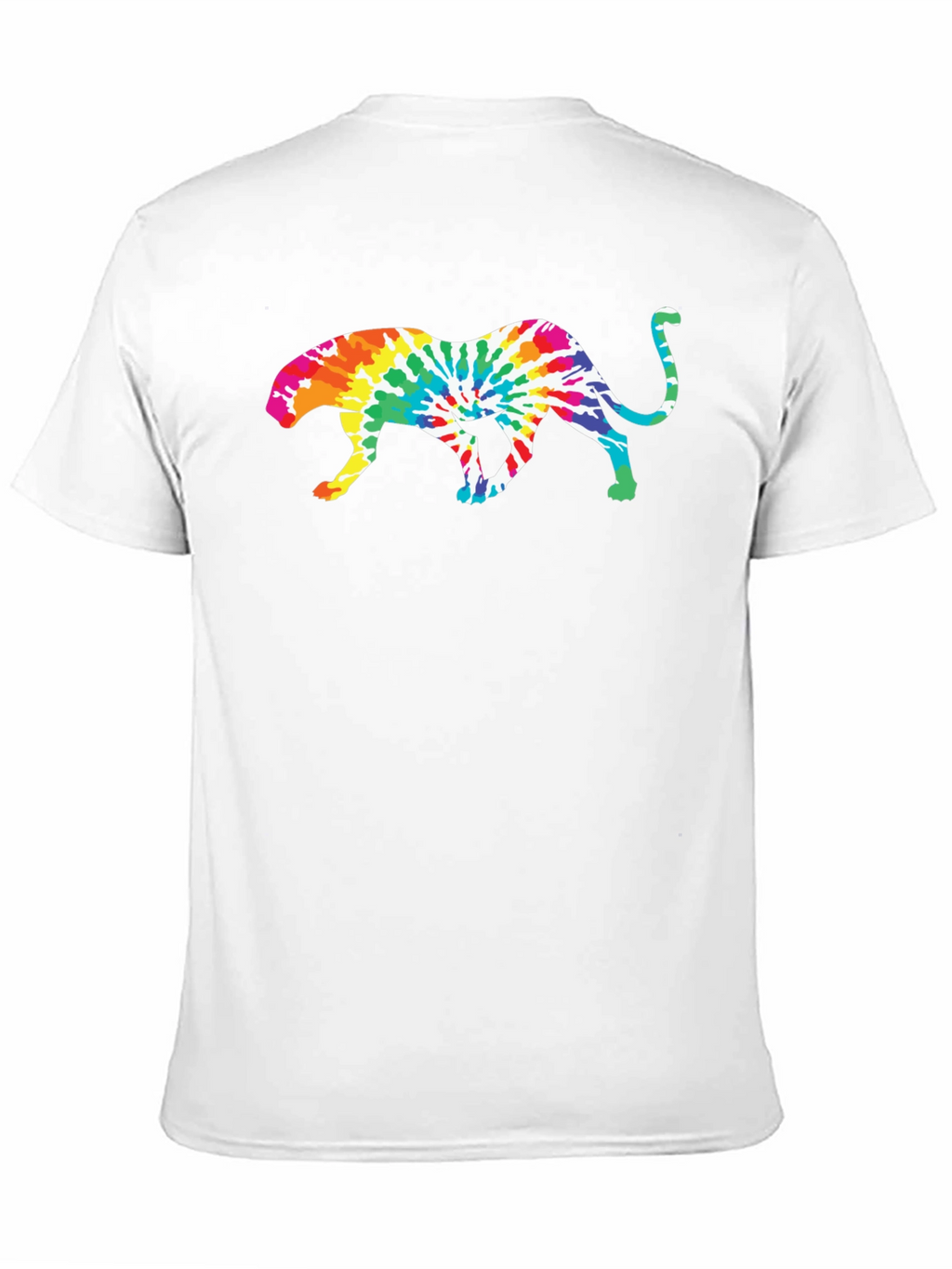 Tie Dye Jaguar Graphic T-Shirt