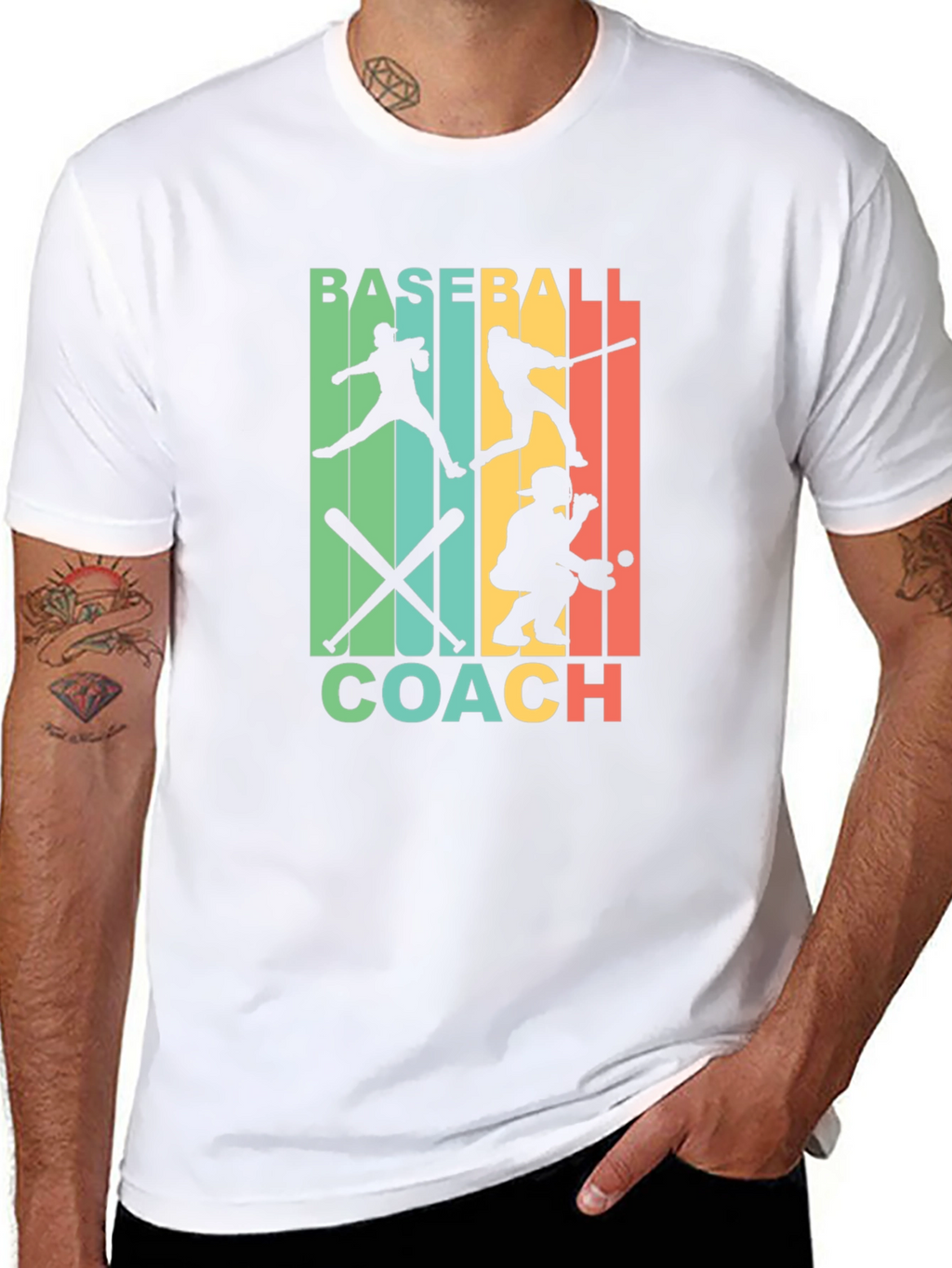 Baseball Coach Graphic T-Shirt