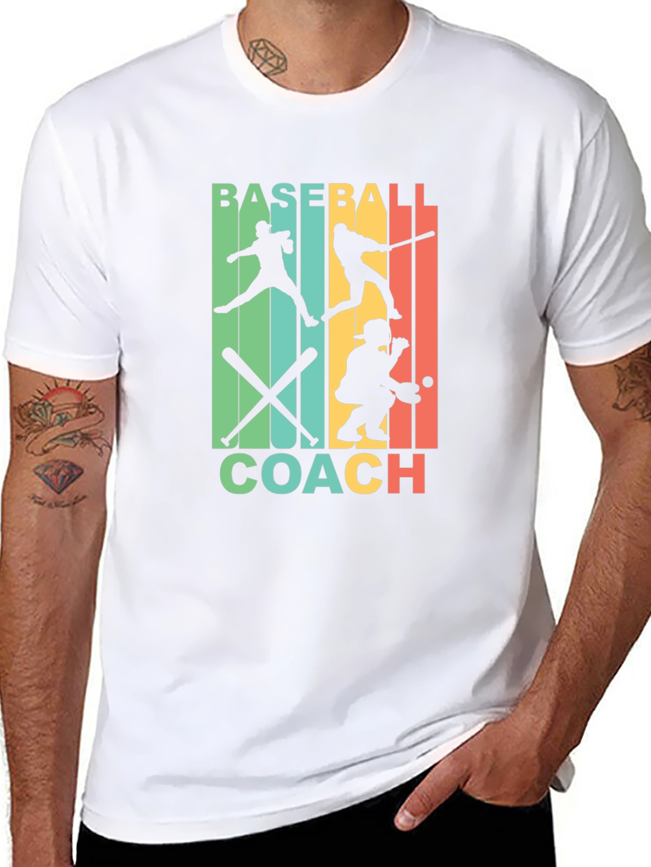 Baseball Coach Graphic T-Shirt