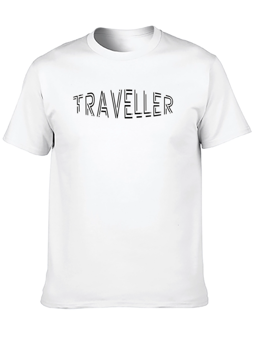 Traveller Graphic Tee - Cool Black T-Shirt