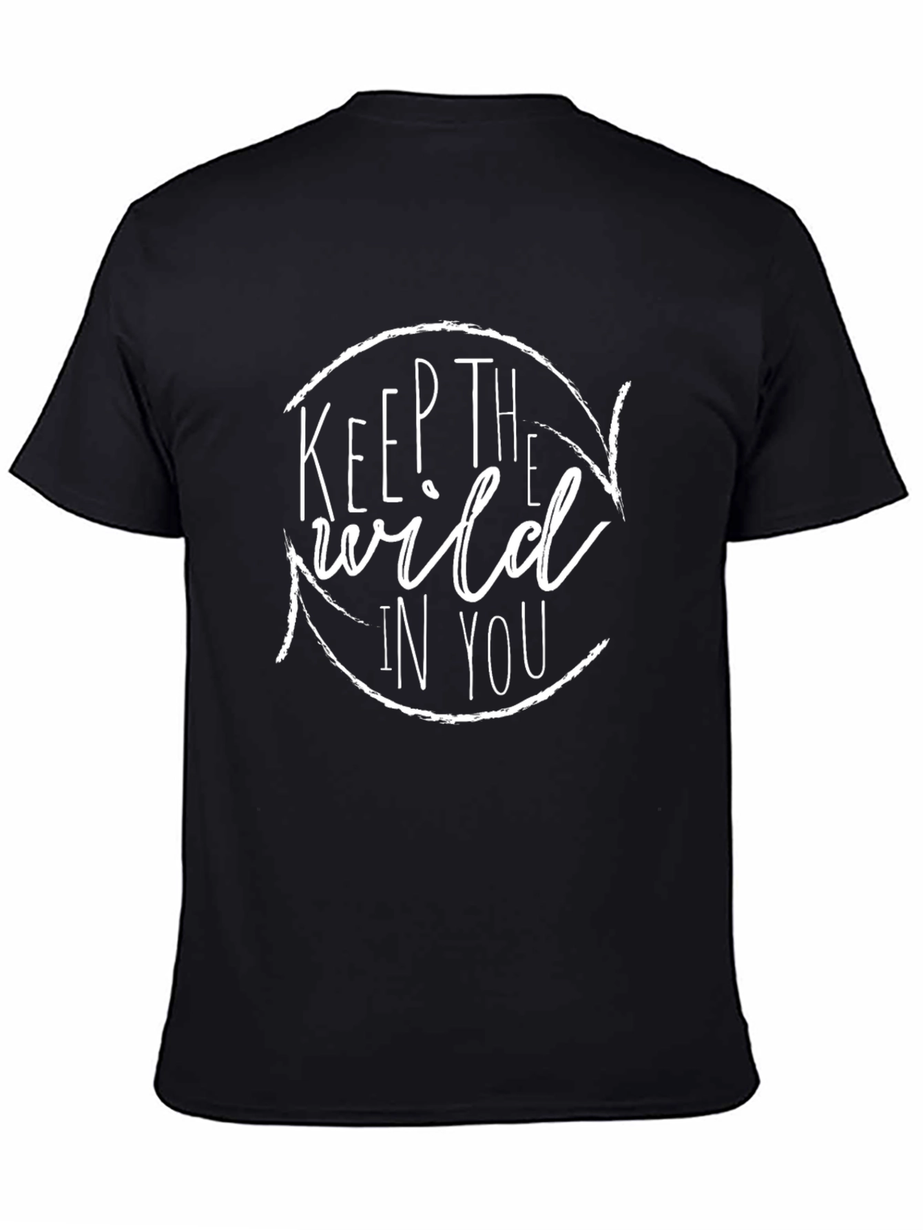 Keep The Wild In You Black Graphic Tee