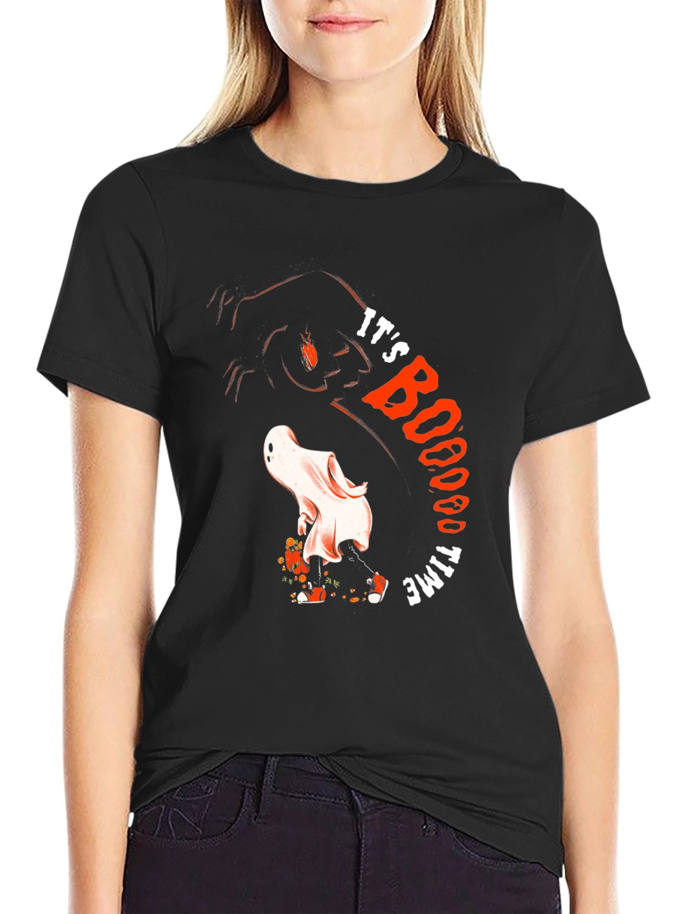 Its BOOO Time Ghost Graphic Tee