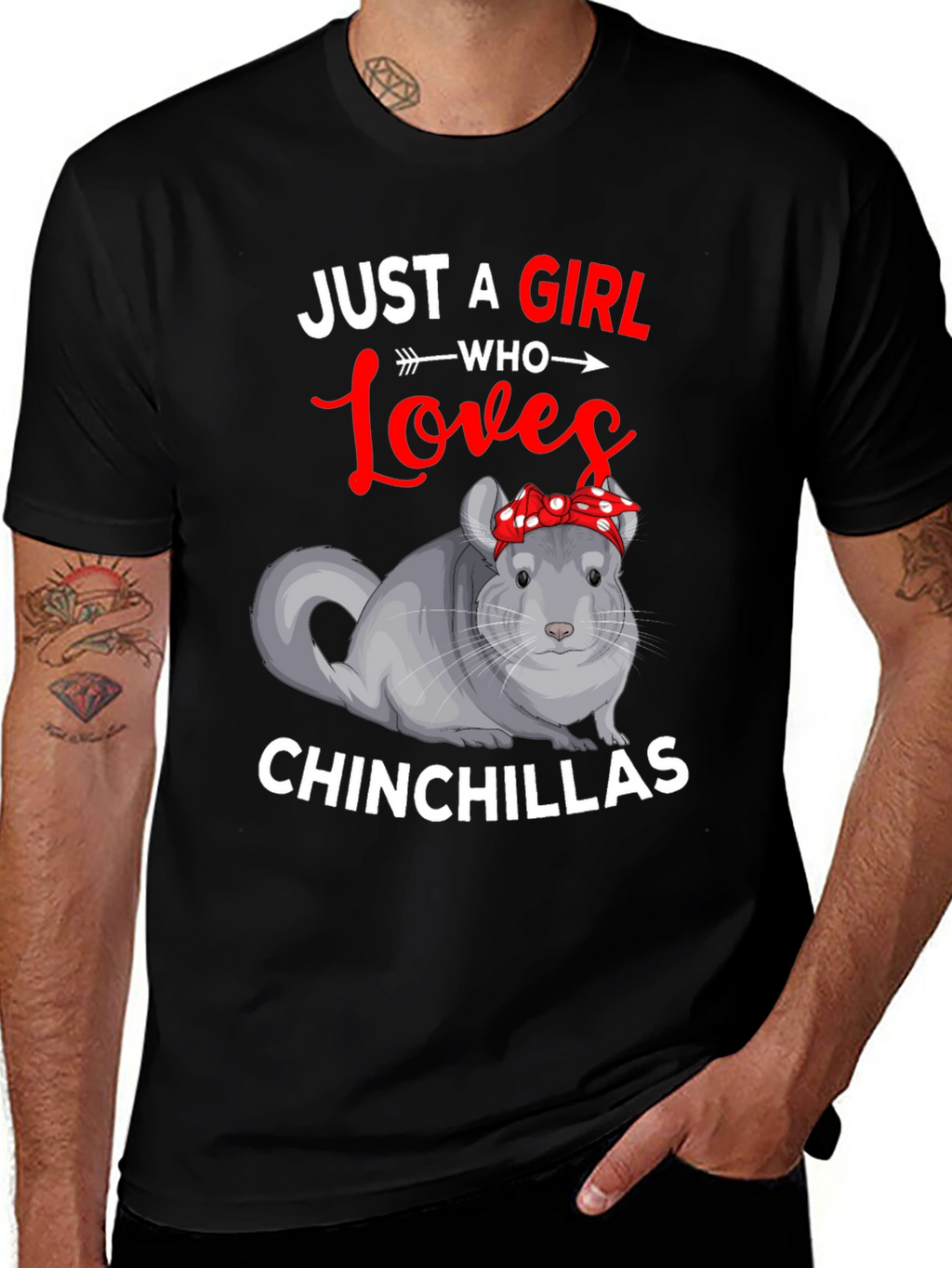 Chinchilla Lover Graphic T-Shirt