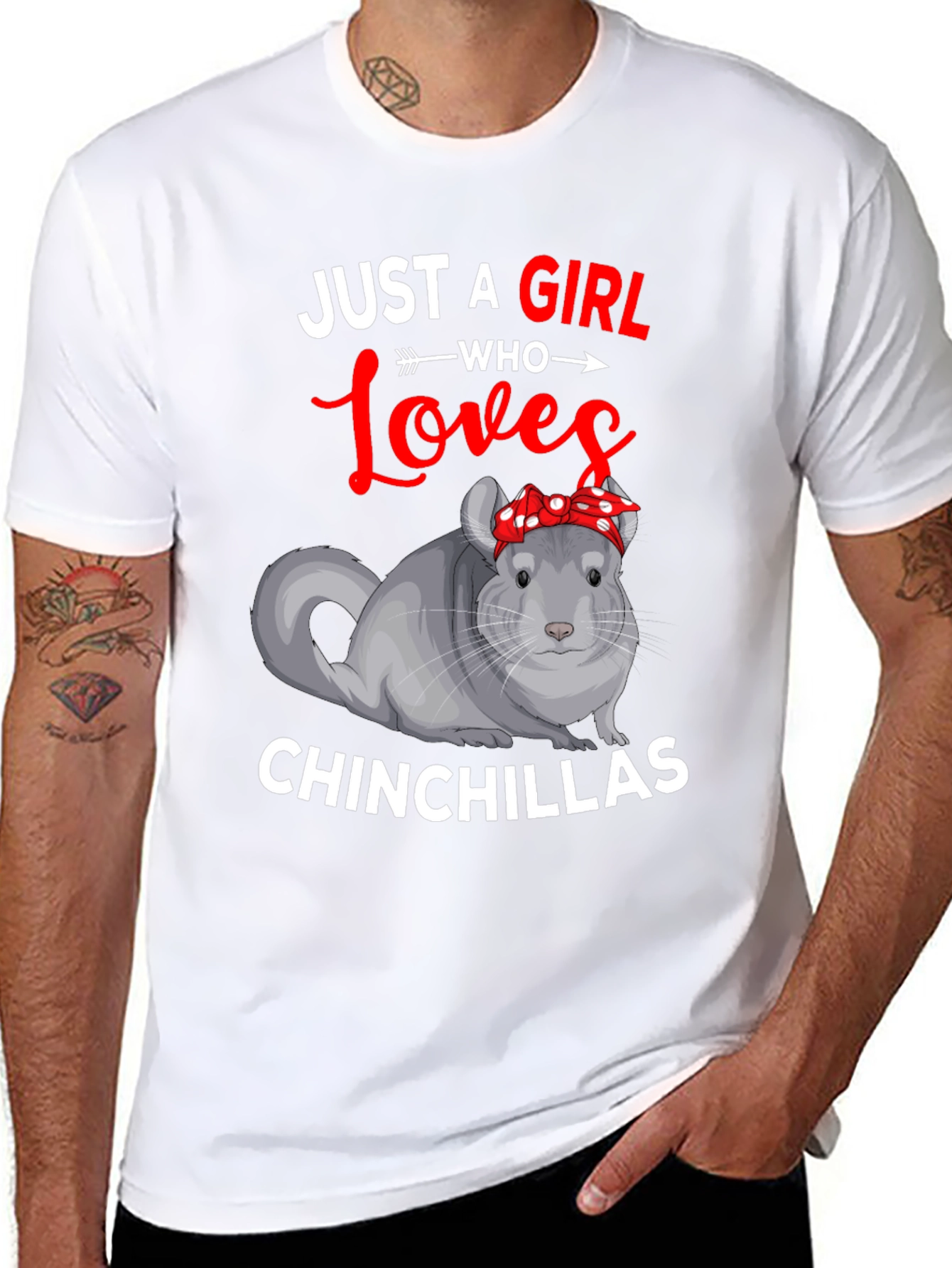 Chinchilla Lover Graphic T-Shirt