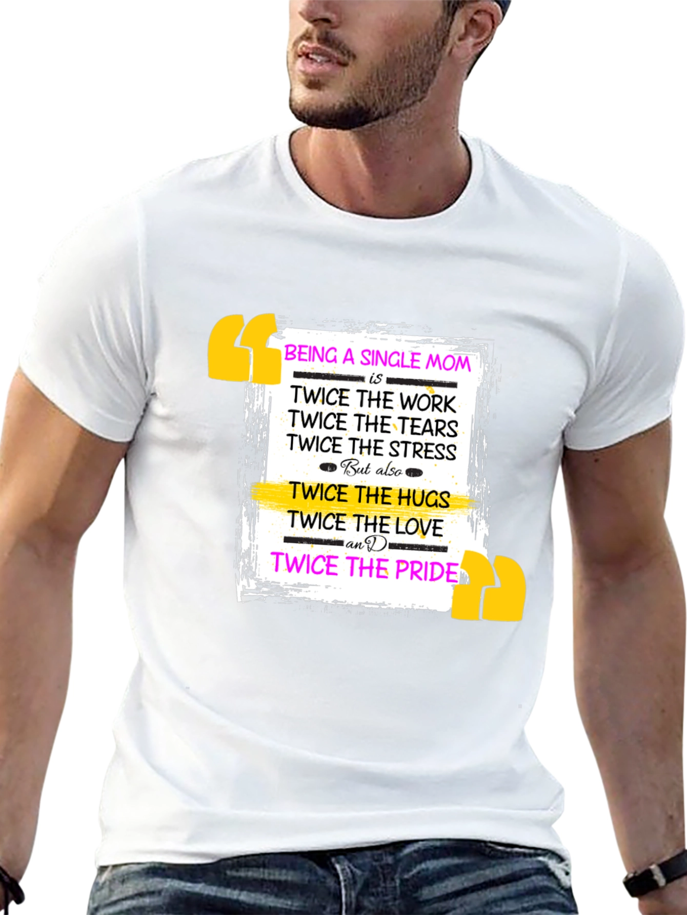Single Mom Pride T-Shirt - Twice The Love!