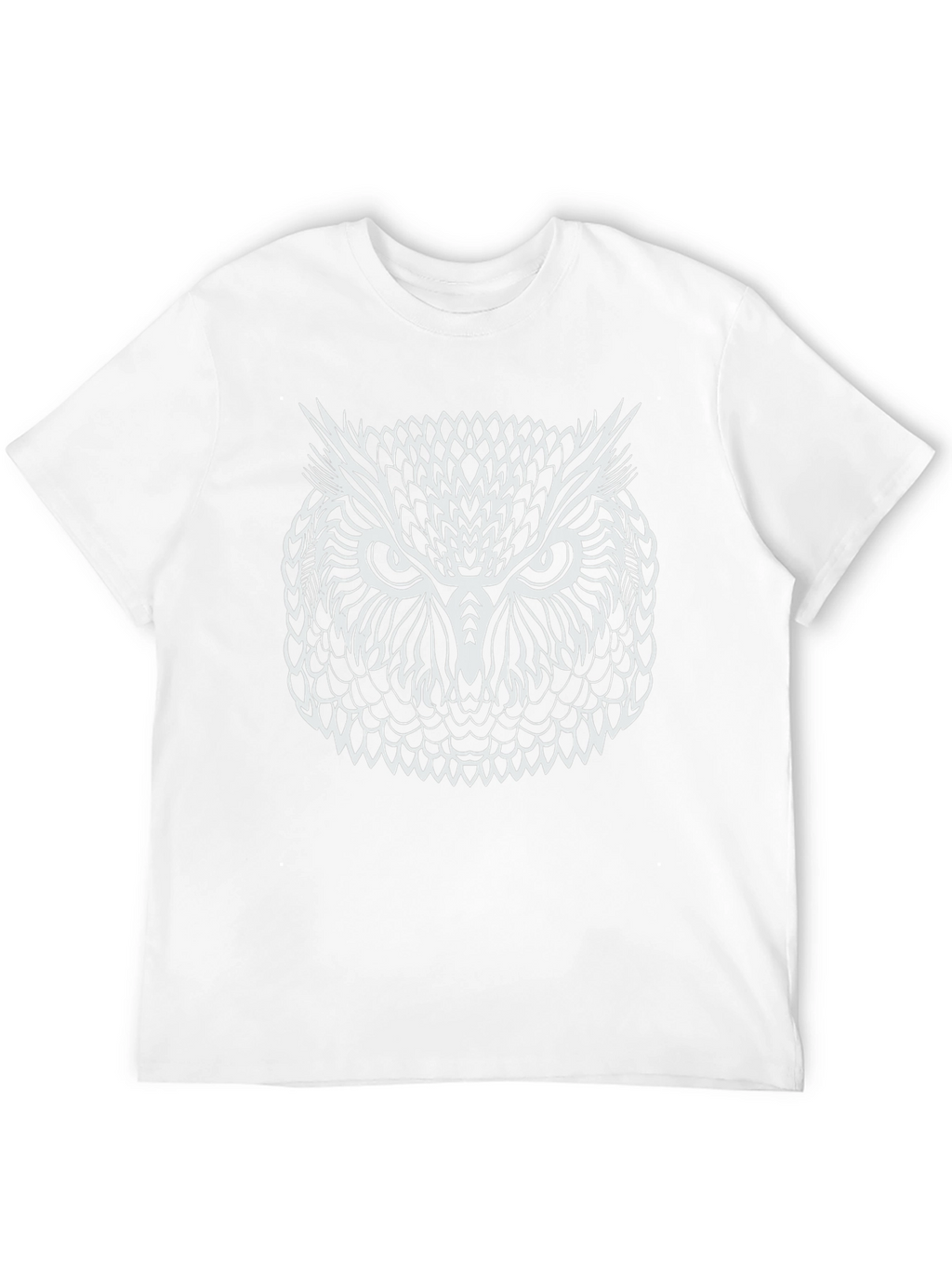Owl Graphic Print Black T-Shirt