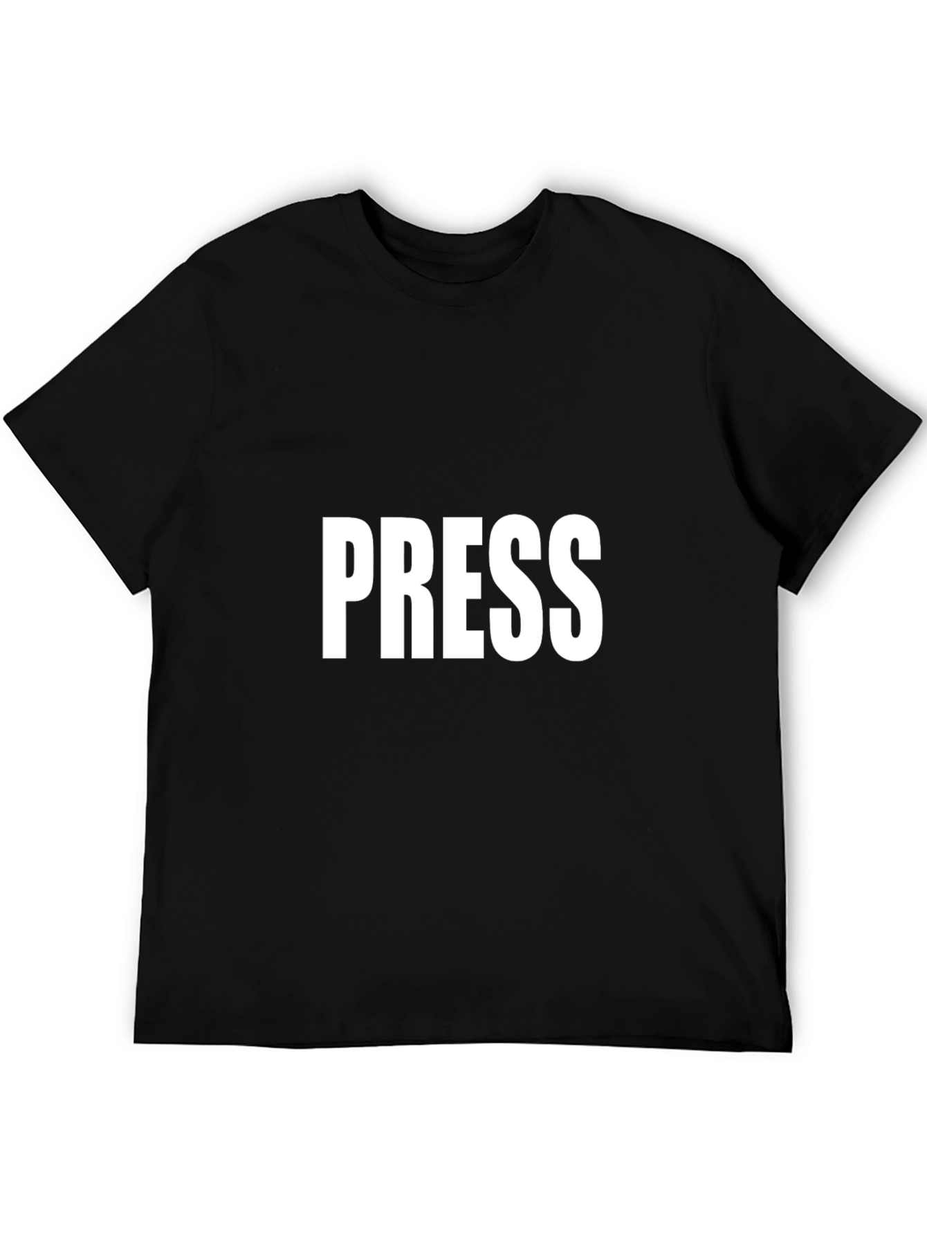 PRESS Black T-Shirt - Journalist Apparel