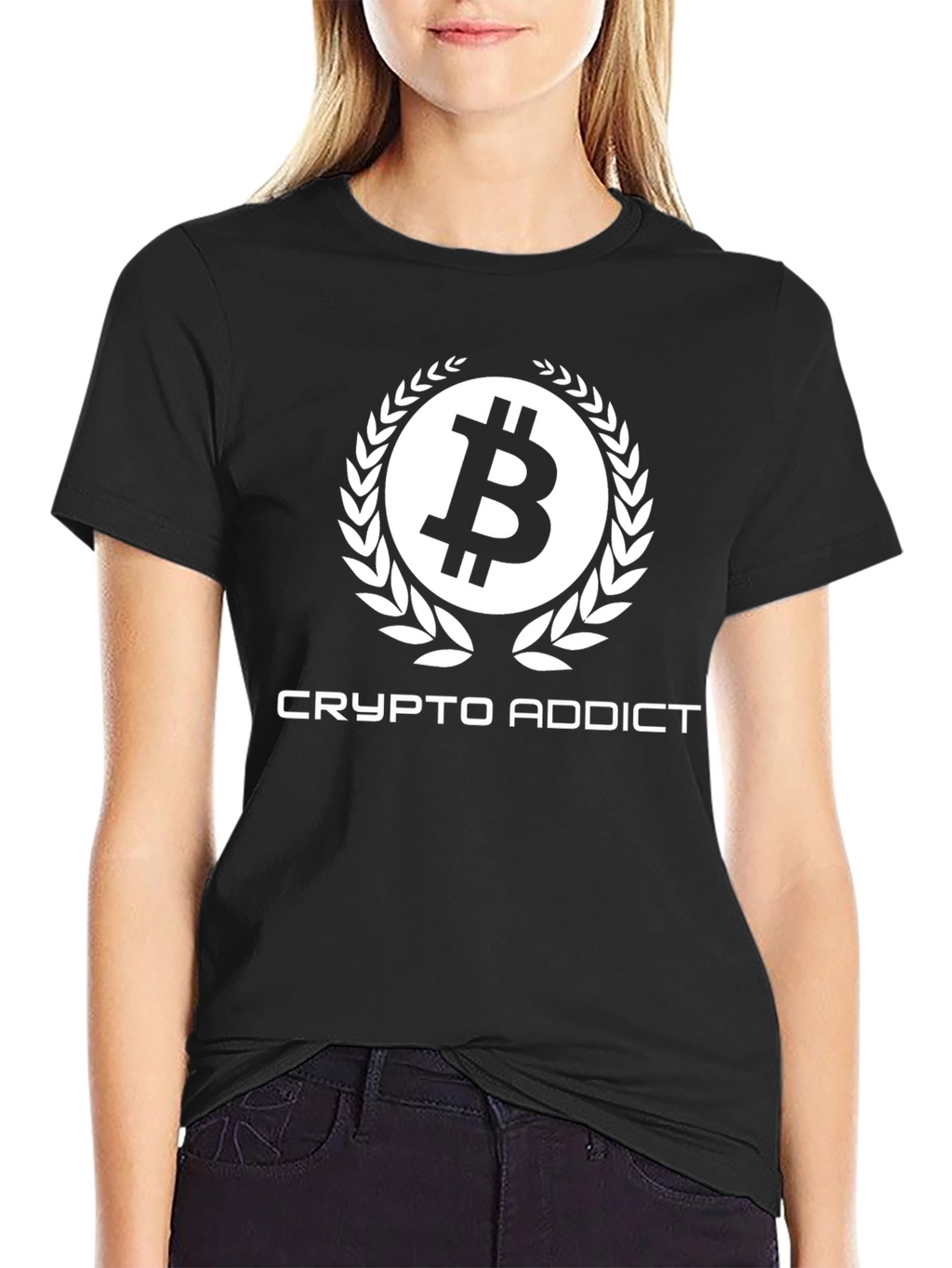 Crypto Addict Black T-Shirt