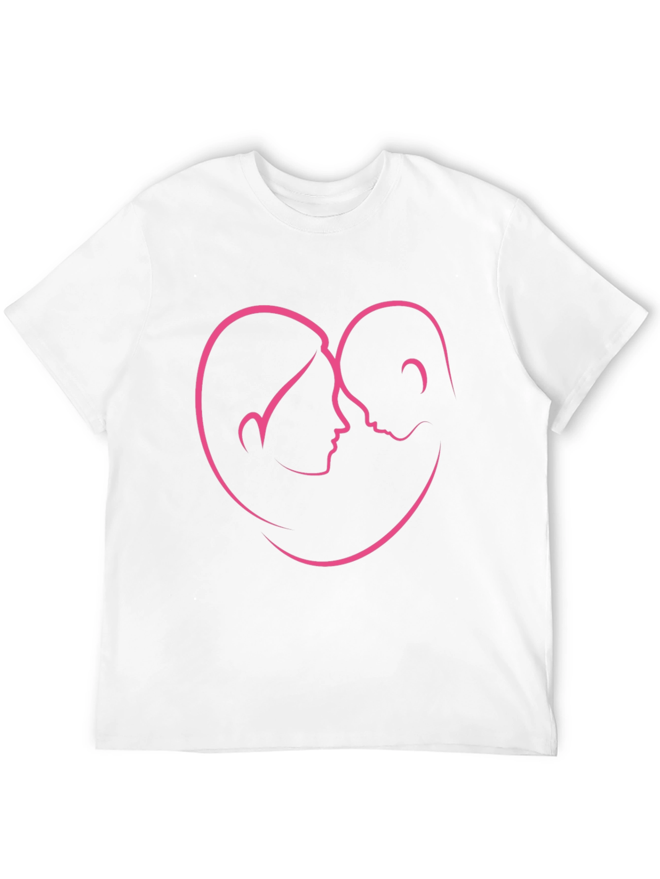 Love Heart Couple Outline T-Shirt