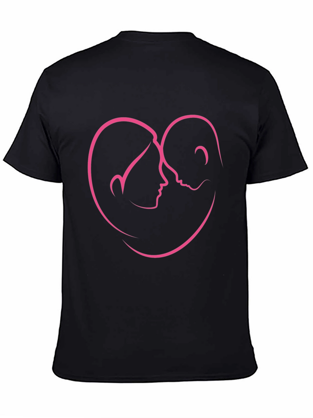 Love Heart Couple Outline T-Shirt
