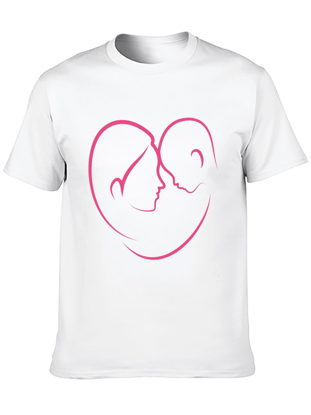 Love Heart Couple Outline T-Shirt