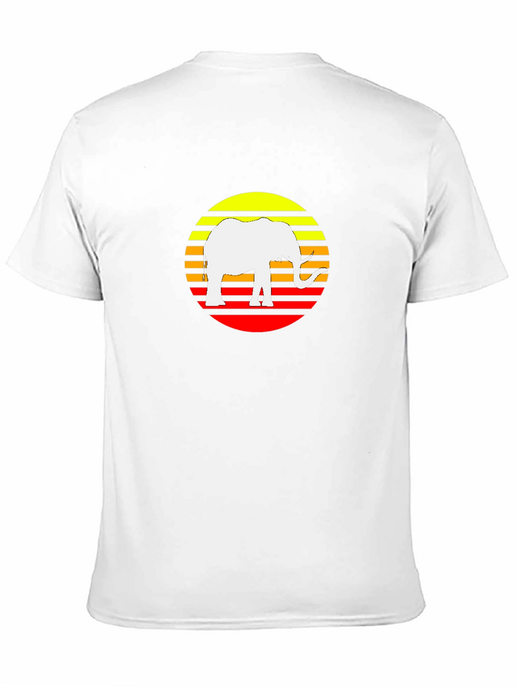 Elephant Sunset Graphic Tee