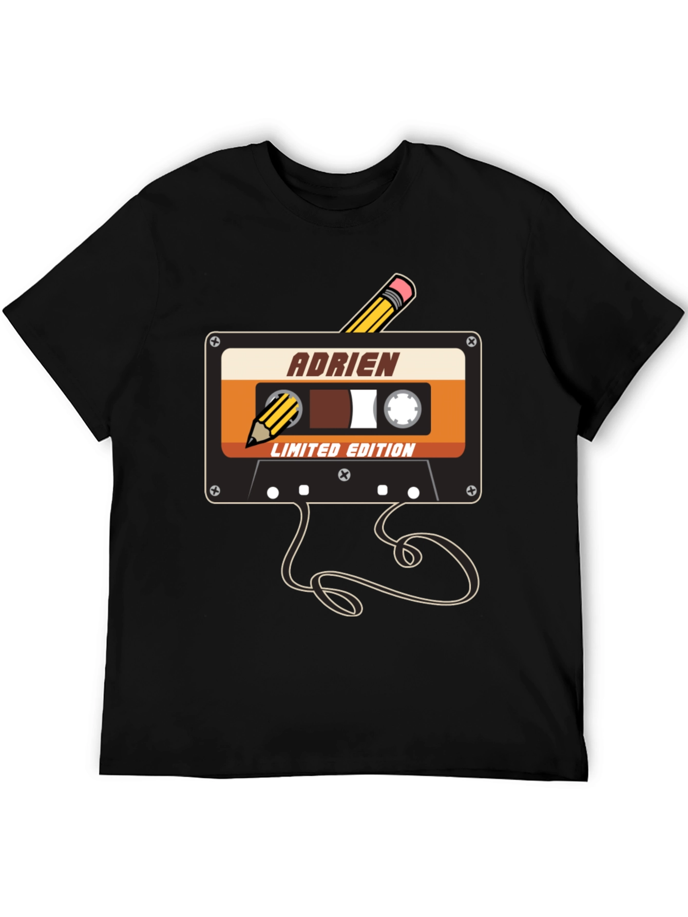 Retro Cassette Tape Adrien Limited Edition T-Shirt