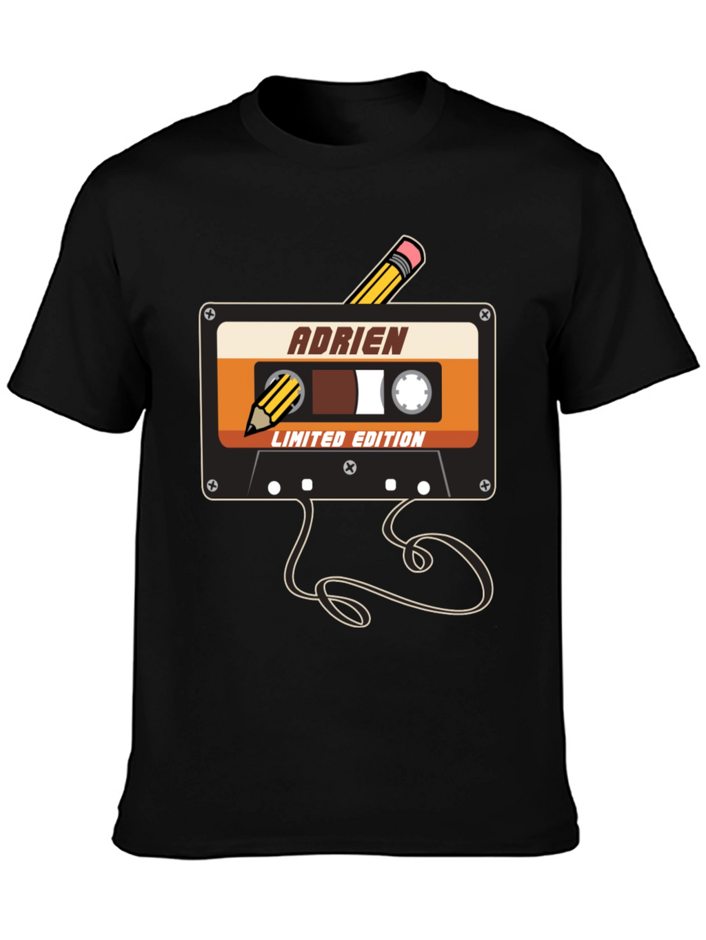 Retro Cassette Tape Adrien Limited Edition T-Shirt